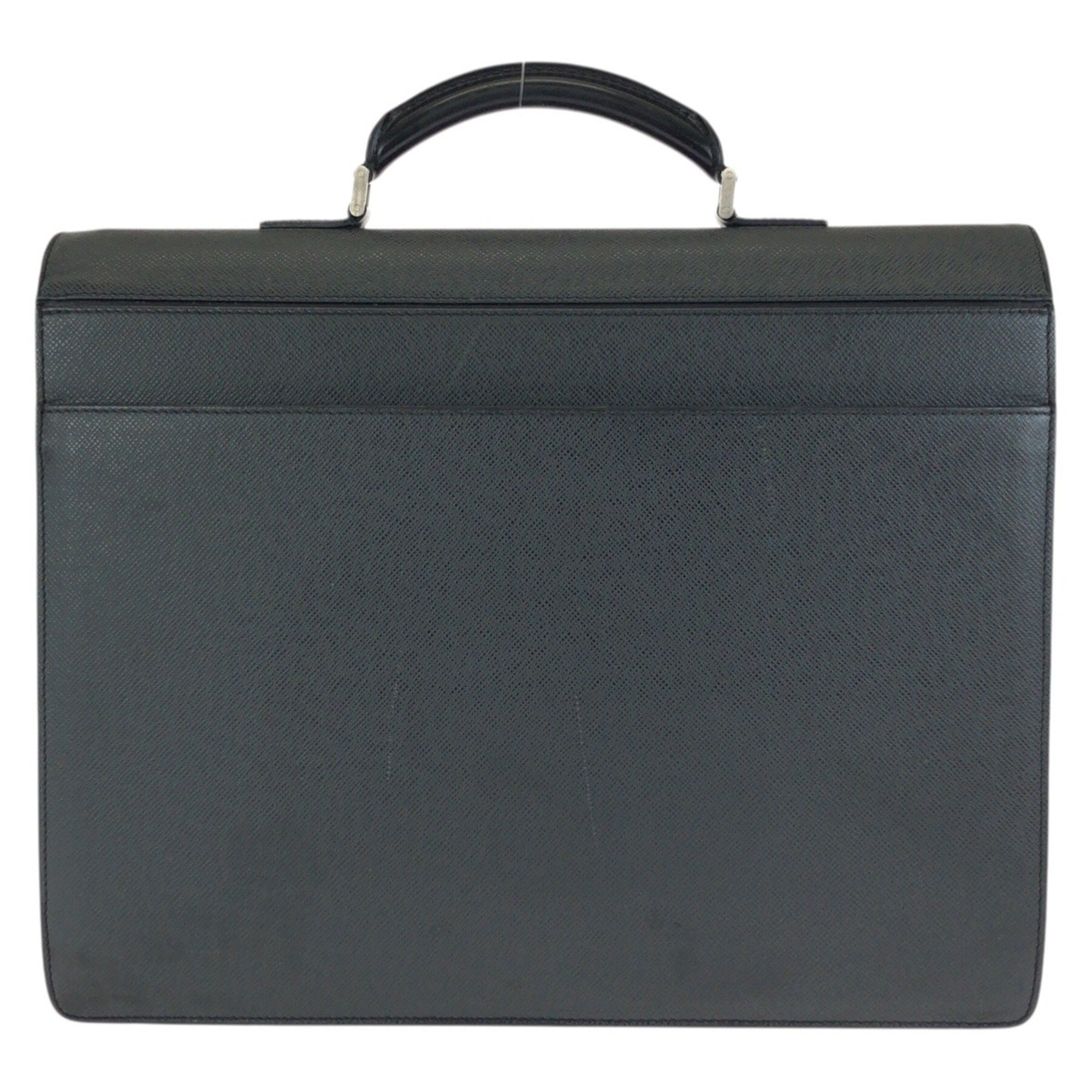 Louis Vuitton Black Taiga Leather Briefcase (Pre-Owned)