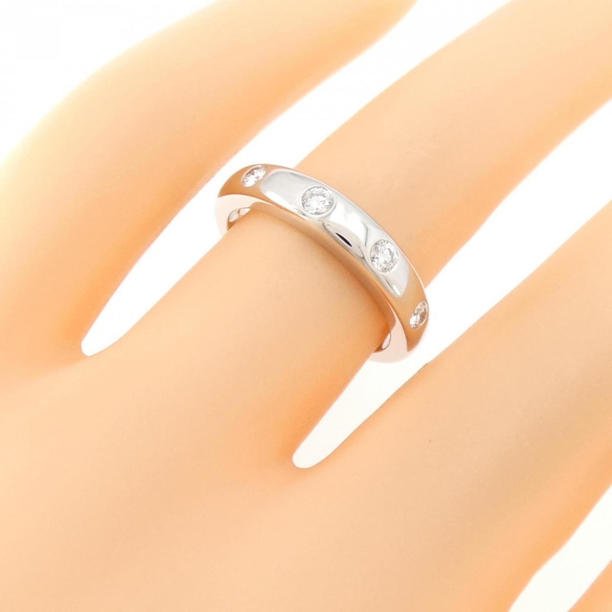 Van Cleef & Arpels Platinum Band Ring (Pre-Owned)