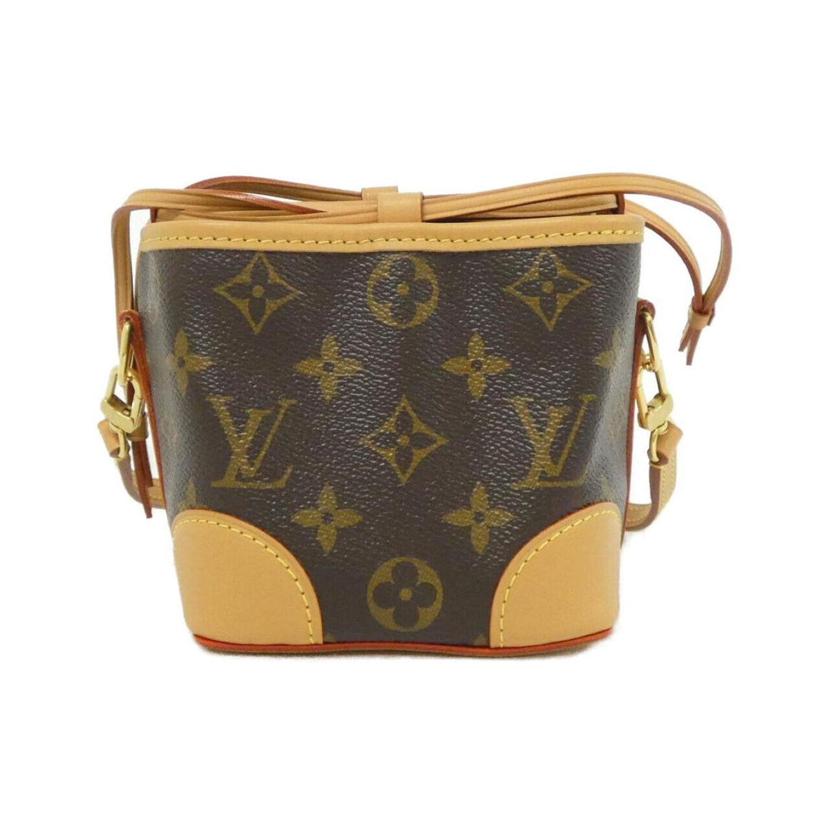 Louis Vuitton Marron Coated Canvas Shoulder Bag (Pre-Owned)
