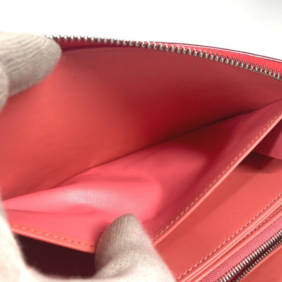 Louis Vuitton Pink Poppy Petal Monogram Vernis Rayures Long Wallet (Bi-Fold) (Pre-Owned)