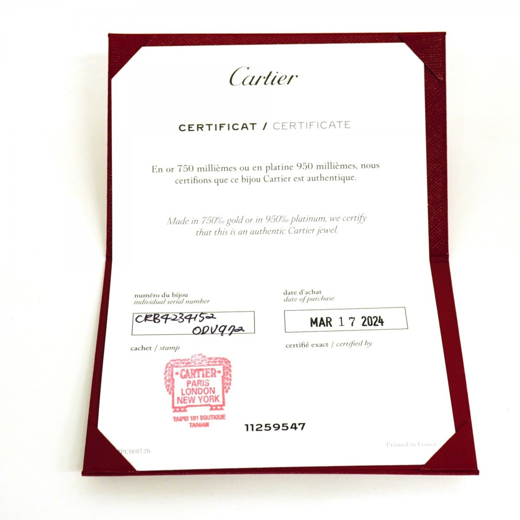 Cartier Black White Gold (18K) Ceramic Band Ring (Pre-Owned)