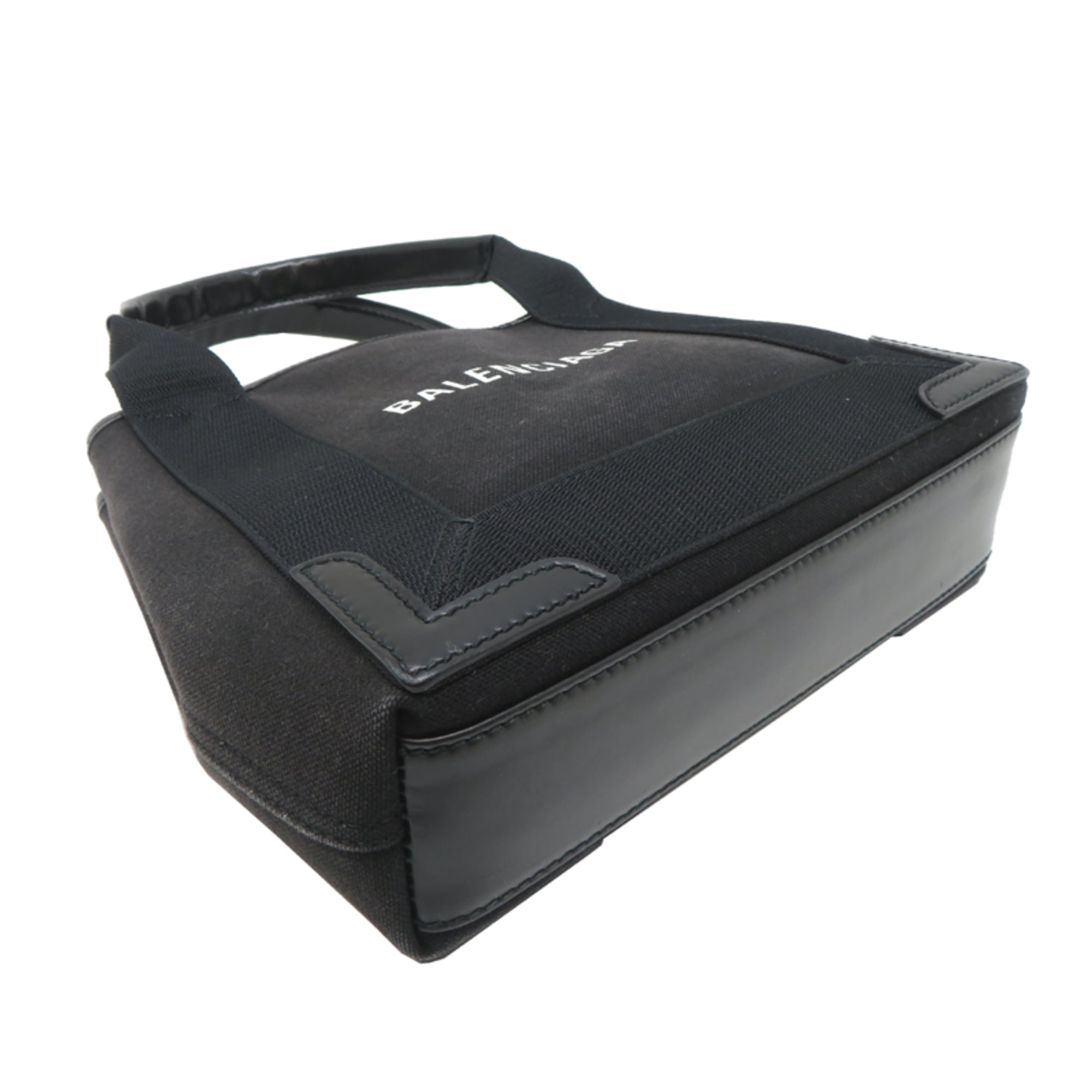 Balenciaga Black Canvas Leather Handbag (Pre-Owned)