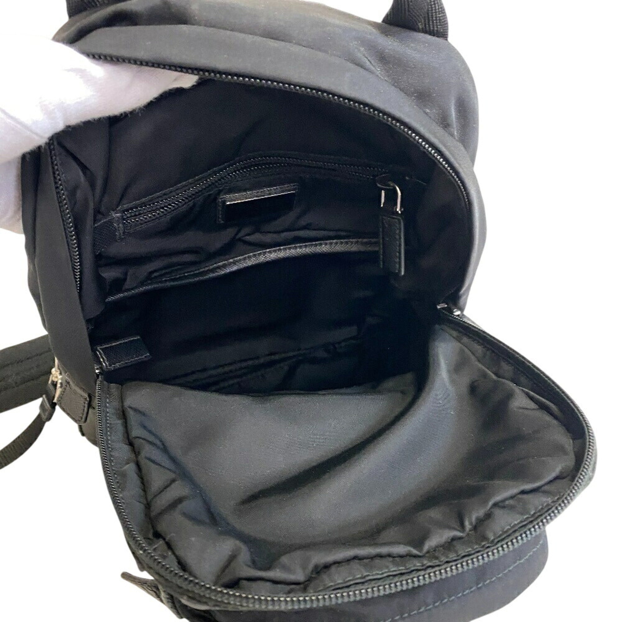Prada Black Nylon Shoulder Bag Sling Bag (Pre-Owned)