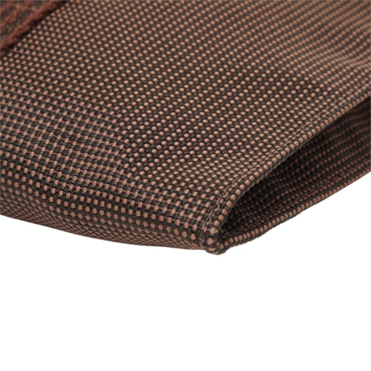 Hermes Brown Canvas Pochette Shoulder Bag (Pre-Owned)