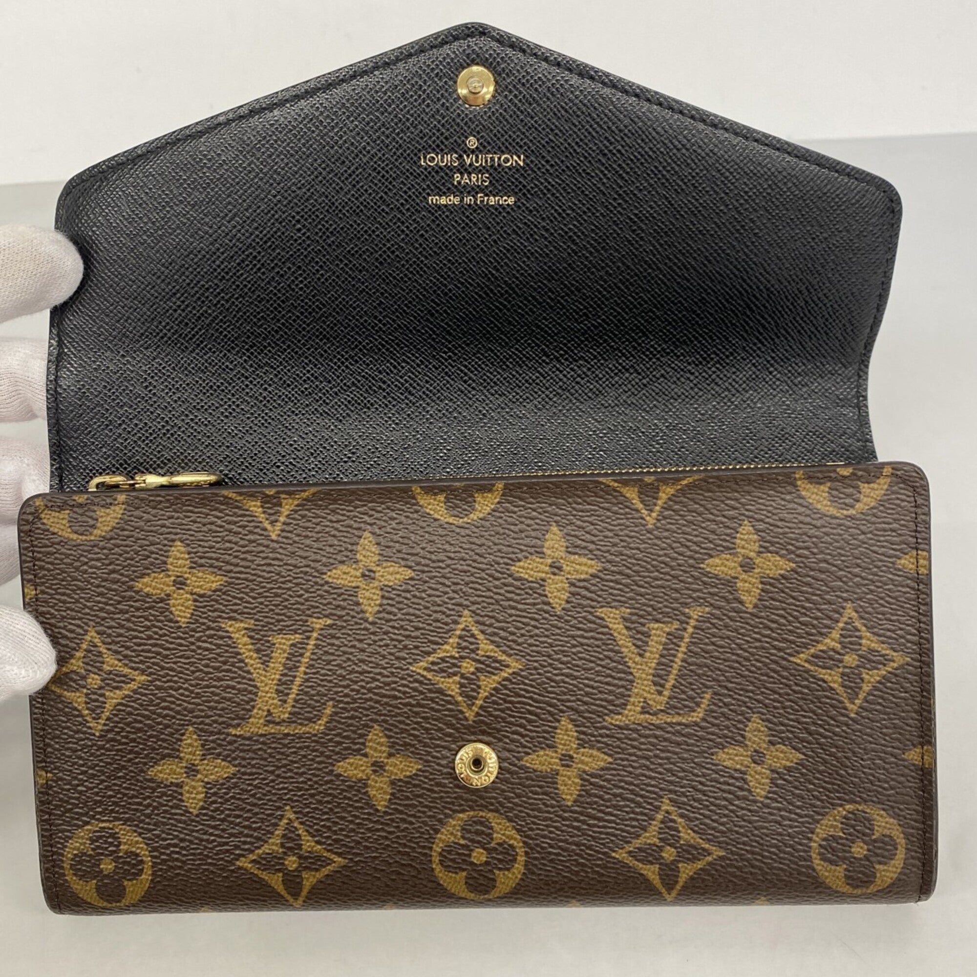 Louis Vuitton Brown Long Wallet (Bi-Fold) (Pre-Owned)