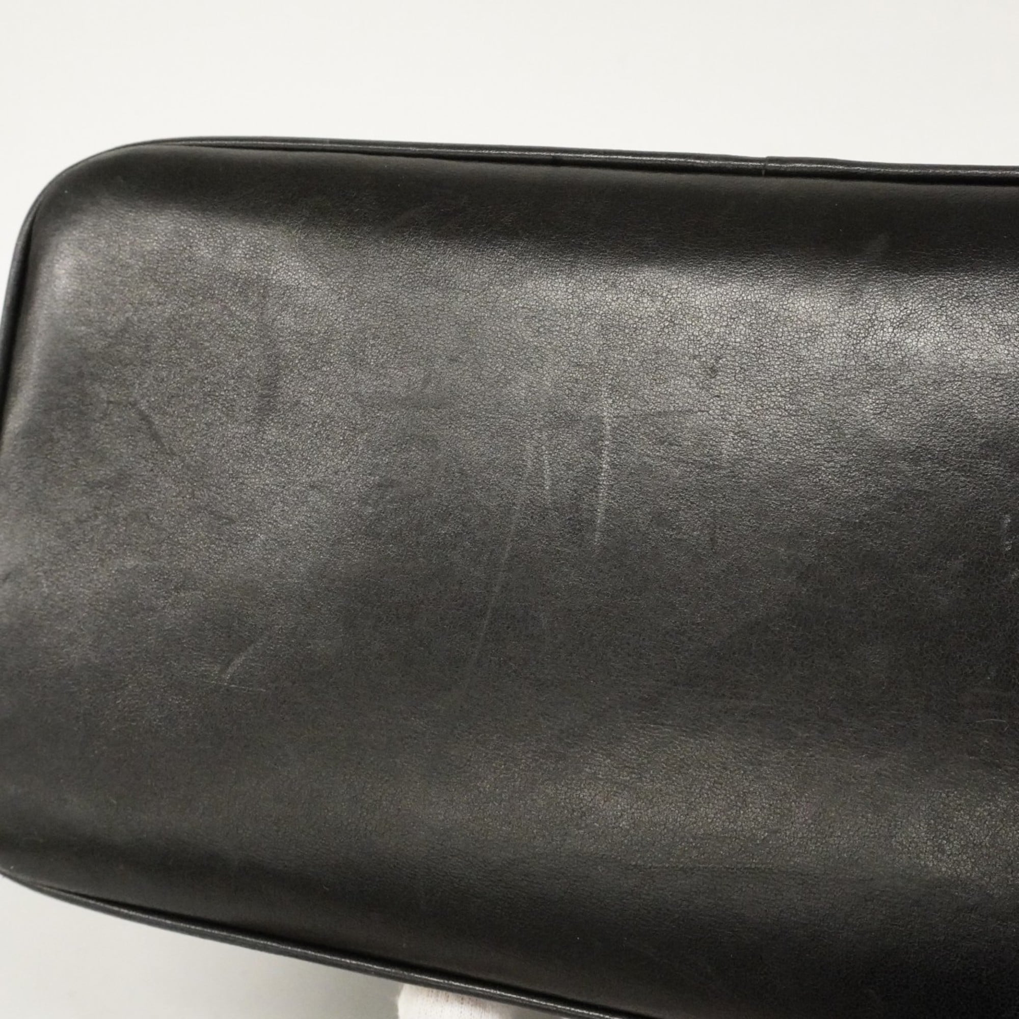 Chanel Black Leather Tote Bag (Pre-Owned)