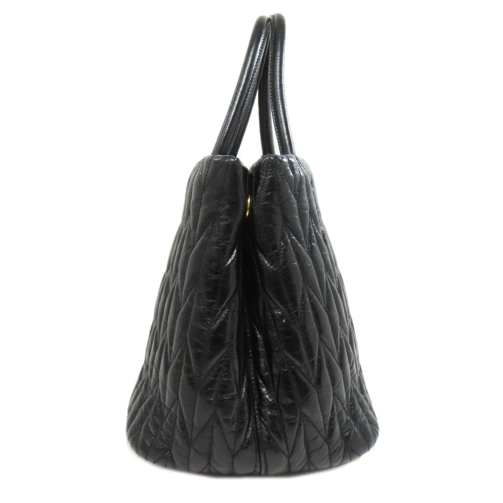 Miu Miu Black Leather Handbag (Pre-Owned)