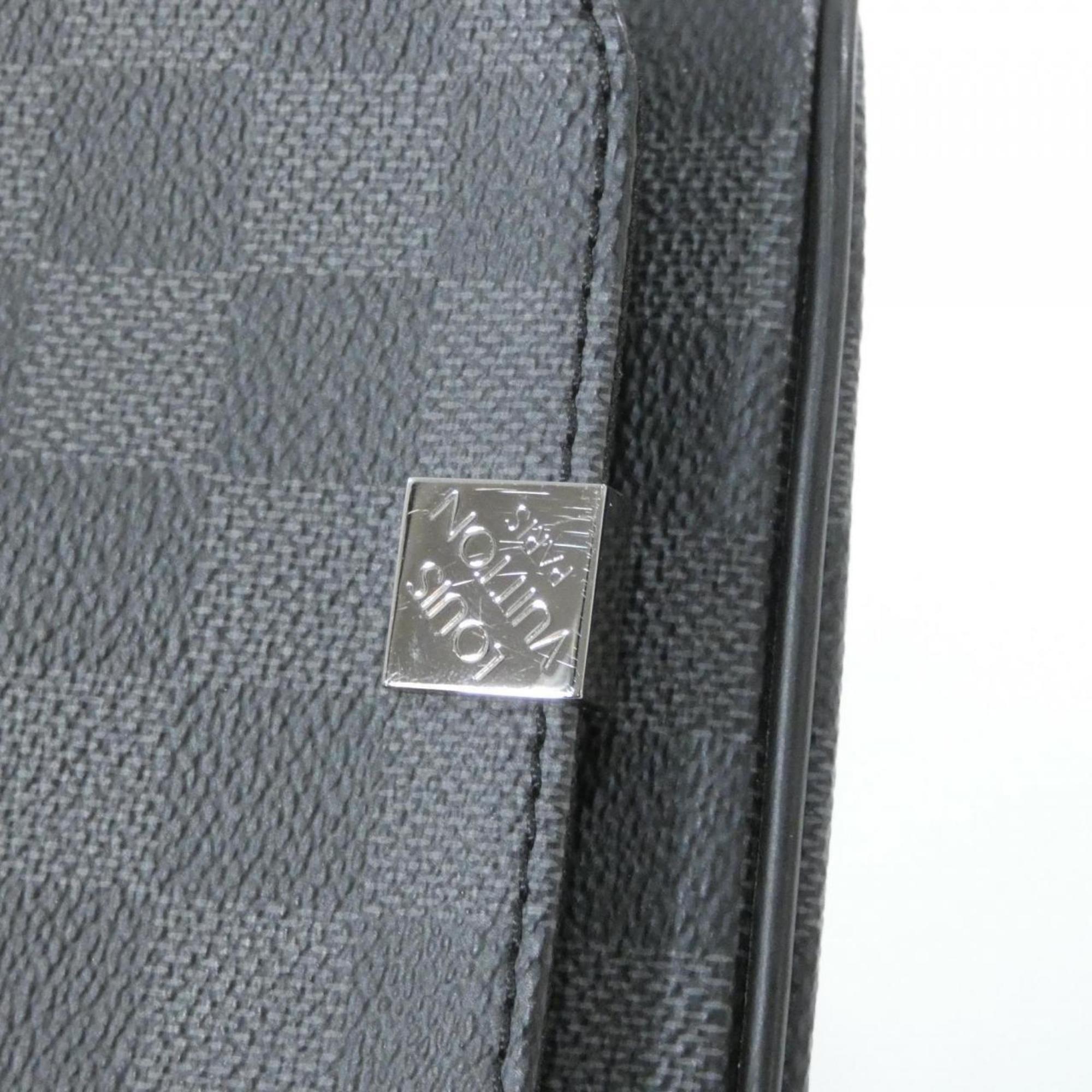 Louis Vuitton Graphite Coated Canvas Shoulder Bag (Pre-Owned)
