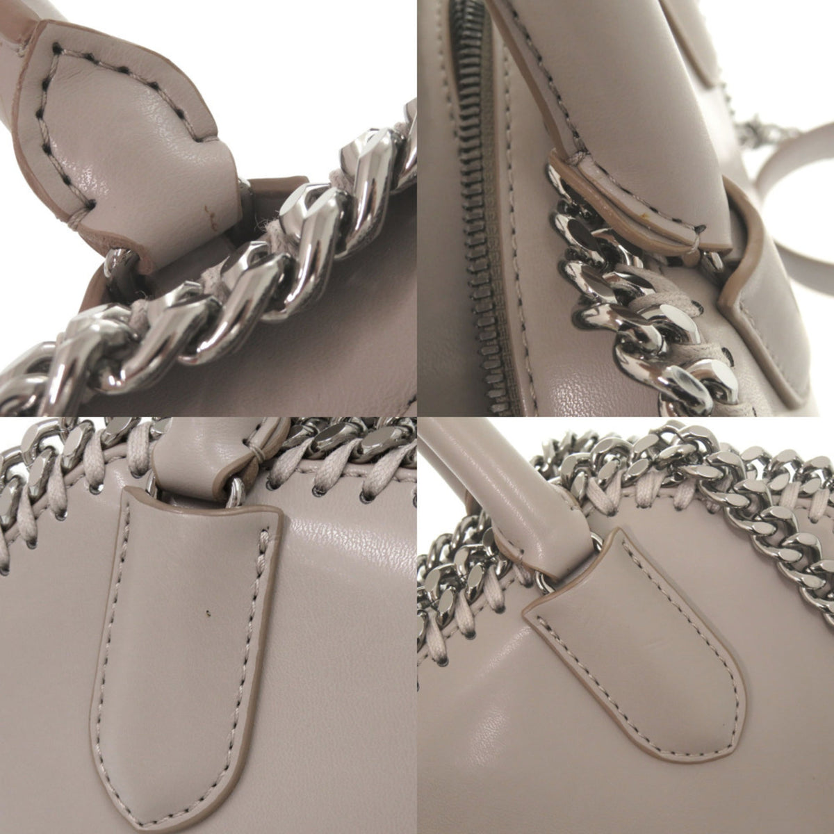 Stella Mccartney Gray Polyester Elastane Handbag Shoulder Bag (Pre-Owned)