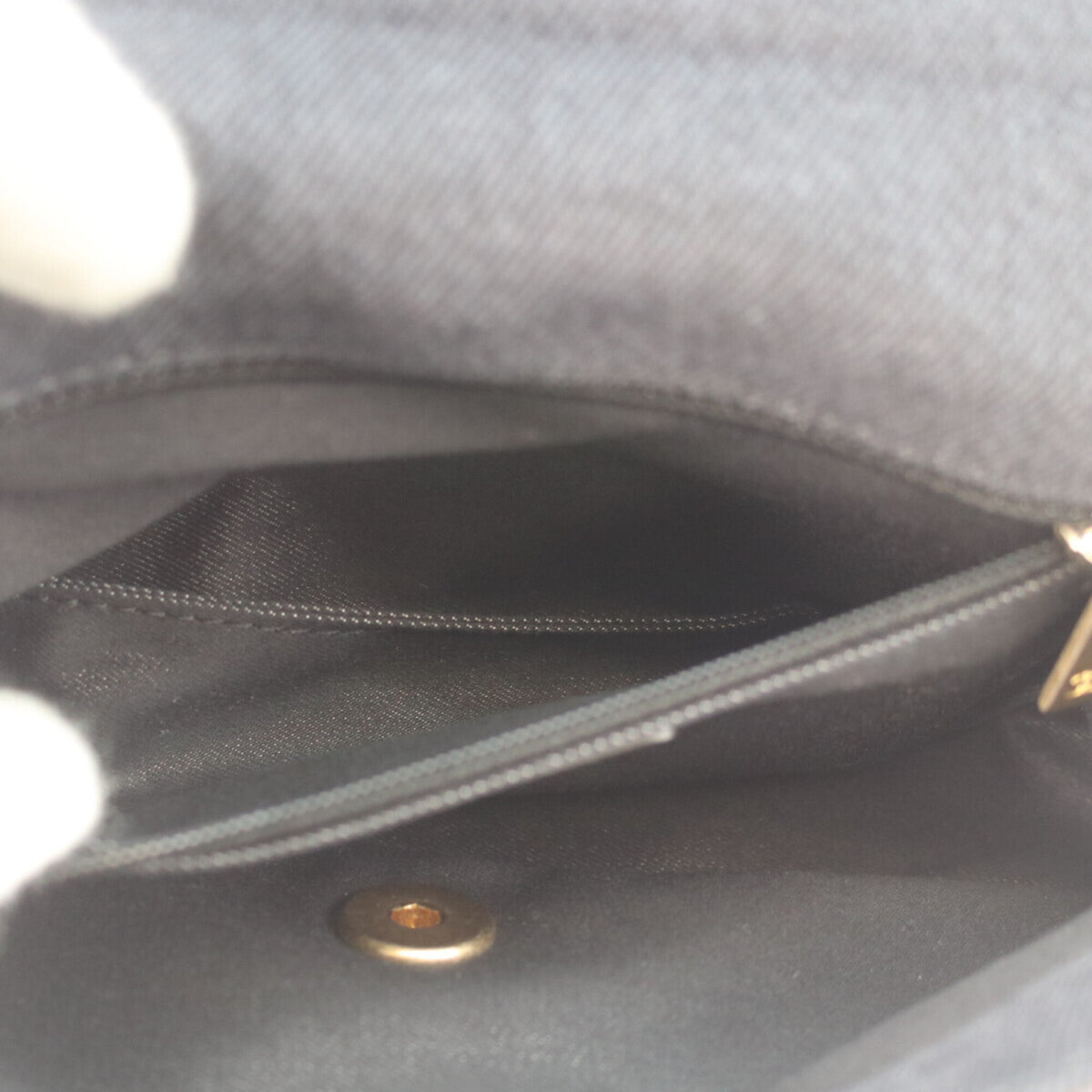 Chanel Black Denim Shoulder Bag (Pre-Owned)