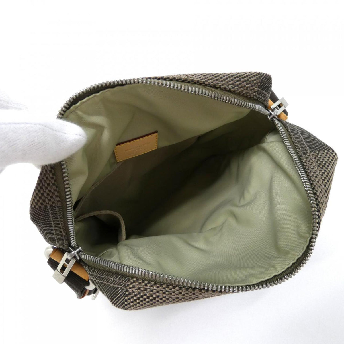 Louis Vuitton Earth Canvas Shoulder Bag (Pre-Owned)