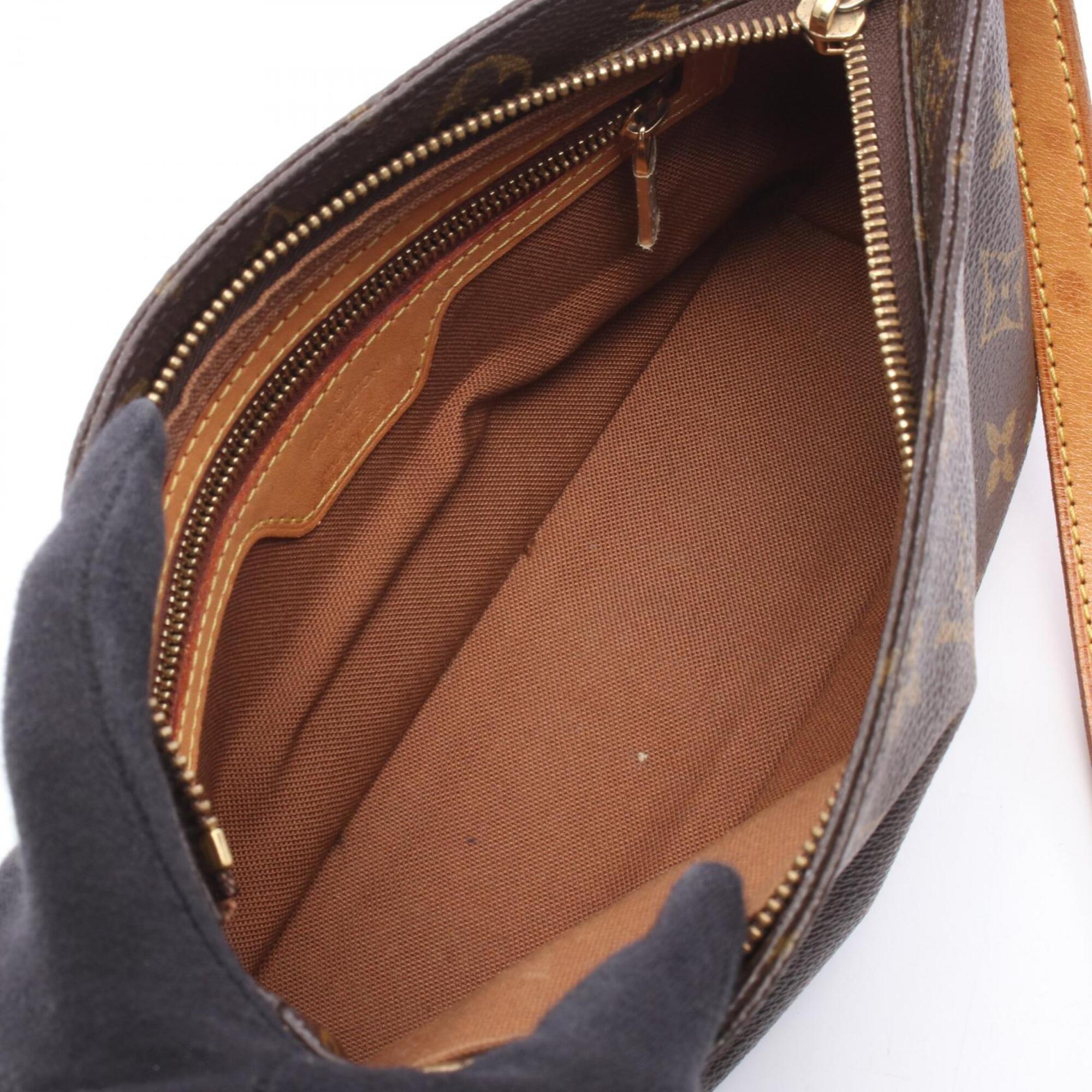 Louis Vuitton Brown Coated Canvas Pvc Monogram Leather Handbag Shoulder Bag (Pre-Owned)