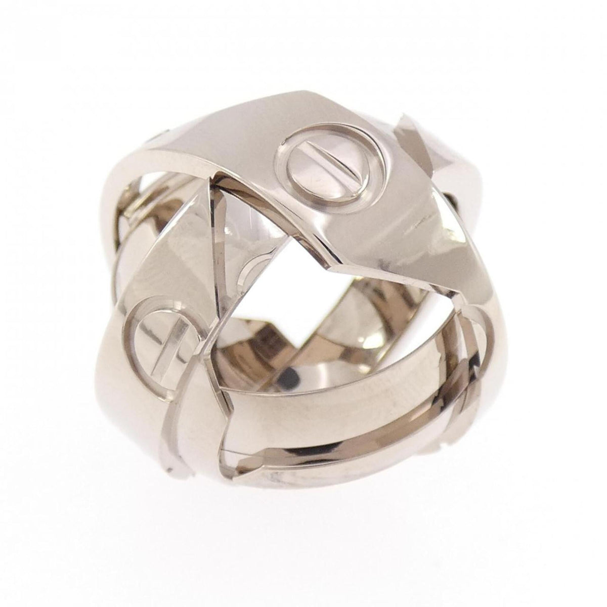 Cartier White Gold White Gold (18K) Band Ring (Pre-Owned)
