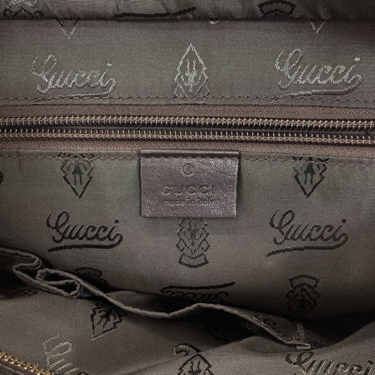 Gucci Black Leather Tote Bag (Pre-Owned)