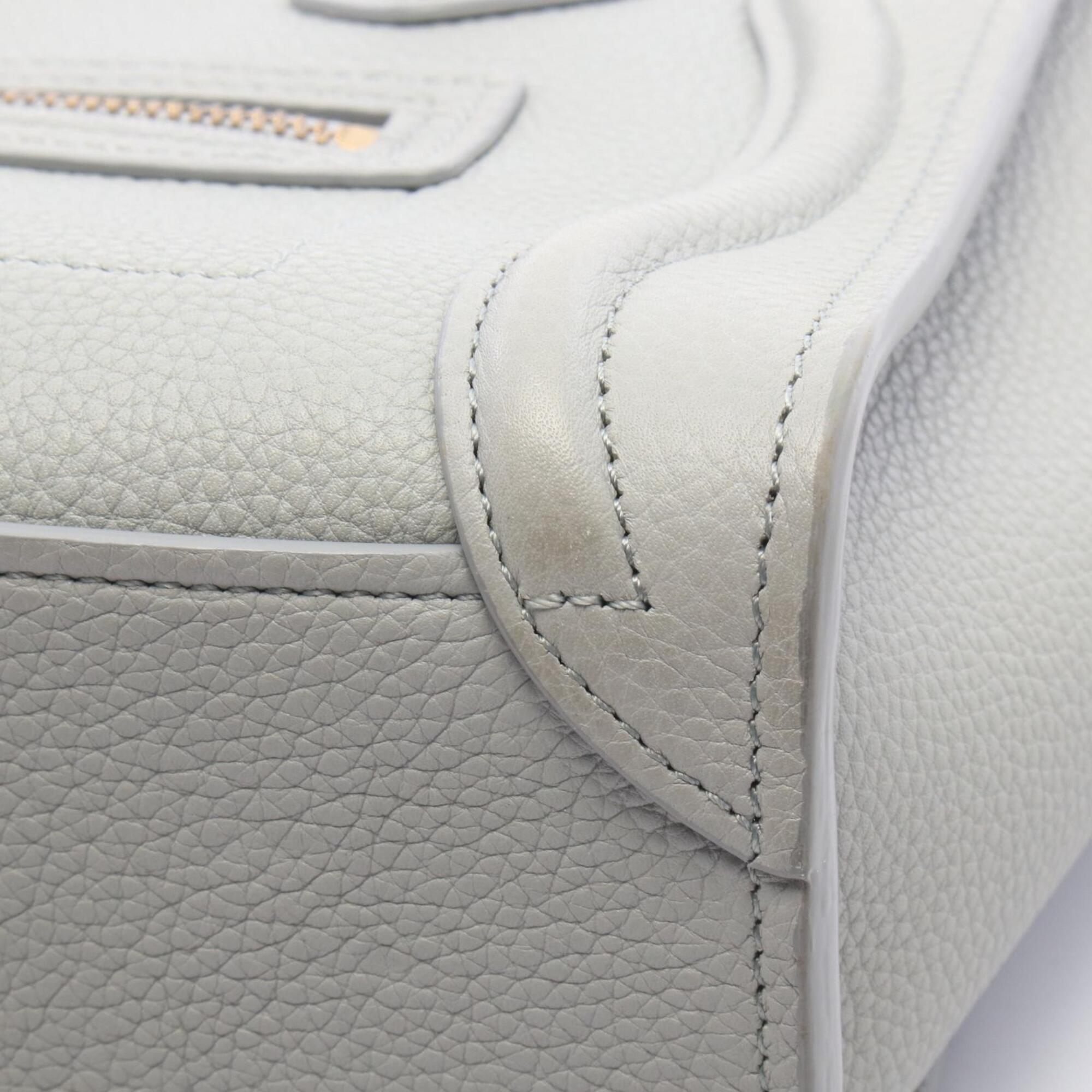 Celine Gray Leather Handbag (Pre-Owned)