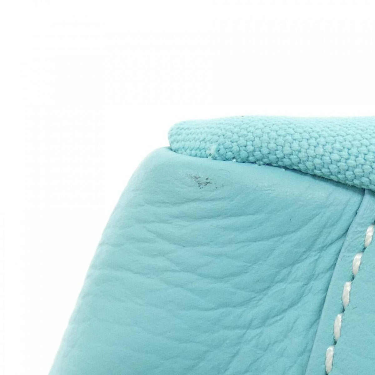 Tiffany Tiffany Blue Canvas Leather Handbag (Pre-Owned)