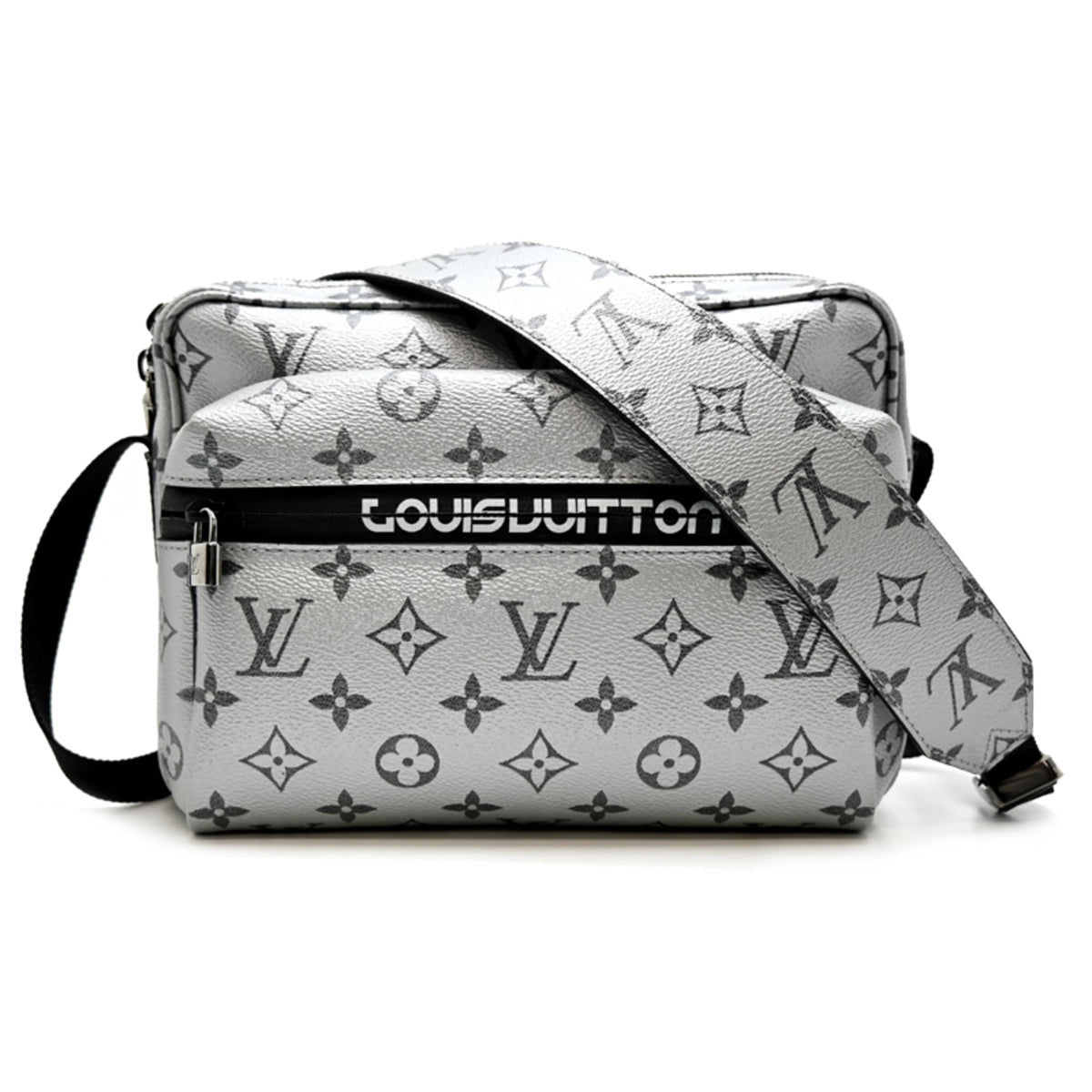 Louis Vuitton Silver Monogram Shoulder Bag (Pre-Owned)