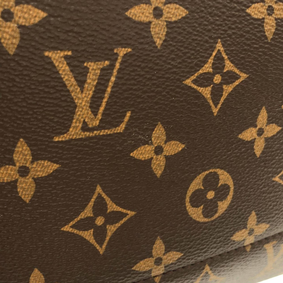 Louis Vuitton Black Marron Coated Canvas Handbag (Pre-Owned)