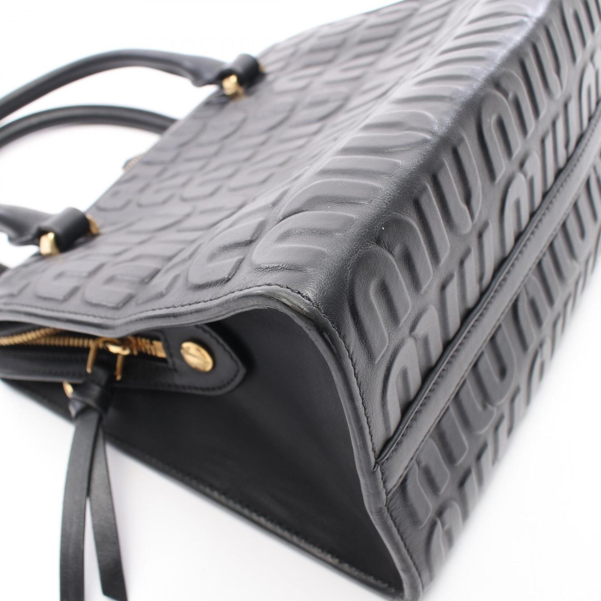 Miu Miu Black Leather Handbag Pouch (Pre-Owned)