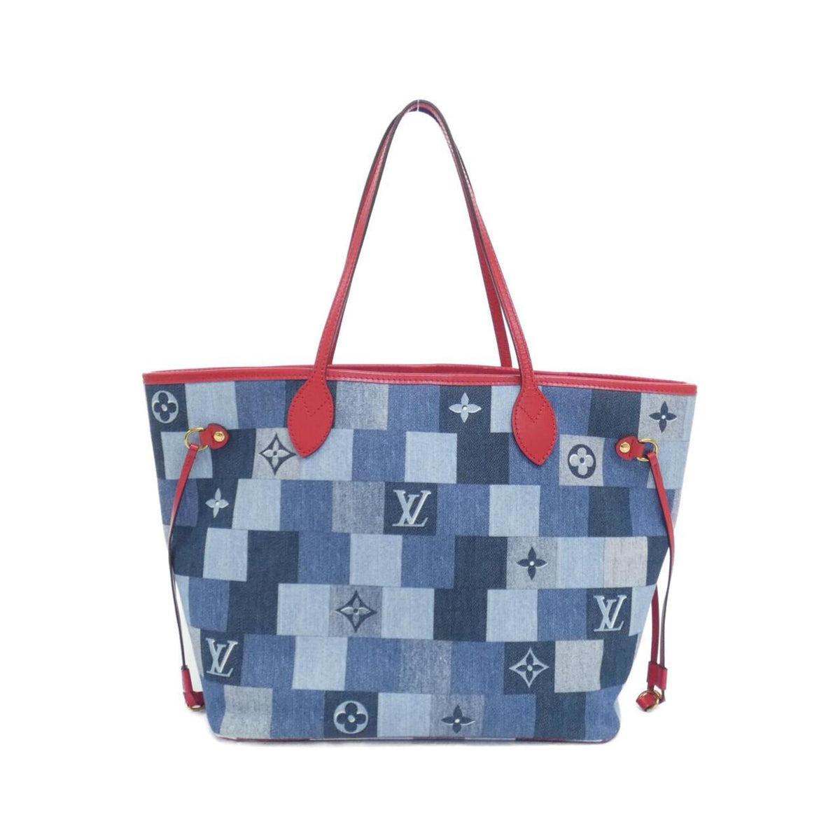 Louis Vuitton Blue Rouge Canvas Handbag Pouch (Pre-Owned)