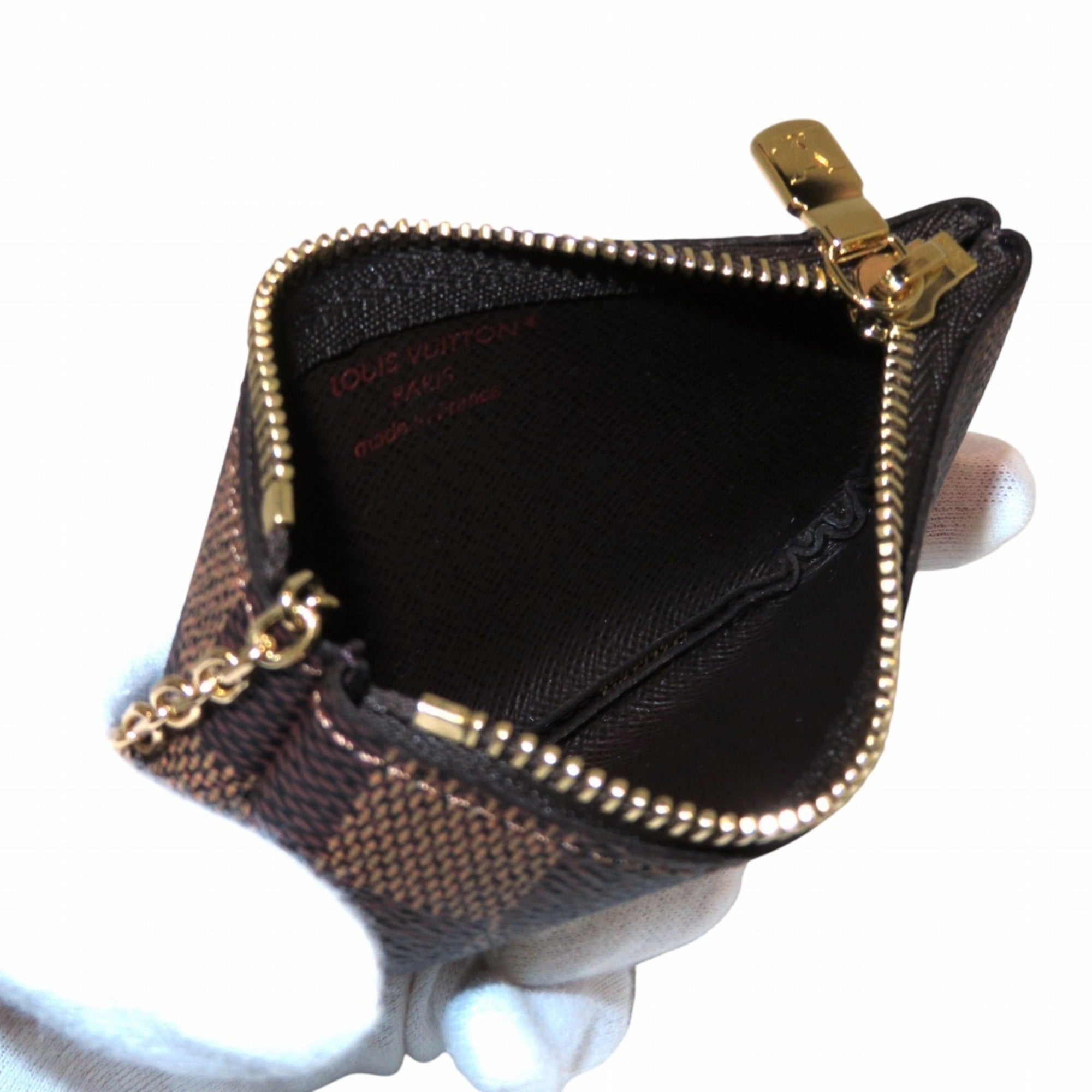 Louis Vuitton Brown Damier Canvas Coin Purse/Coin Case (Pre-Owned)