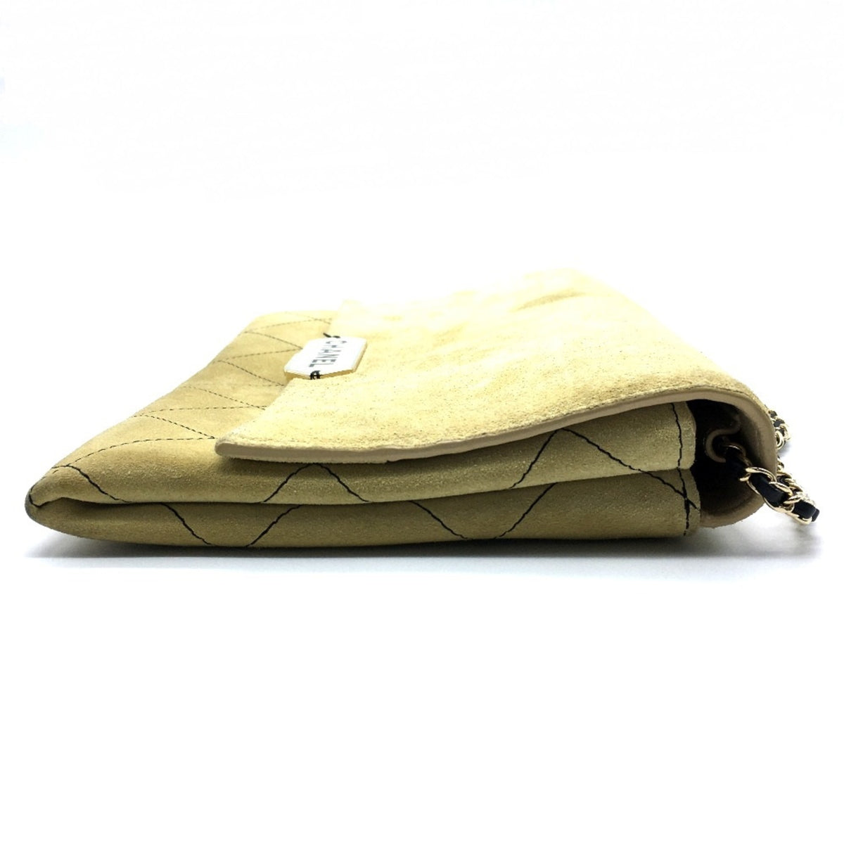 Chanel Beige Leather Shoulder Bag (Pre-Owned)