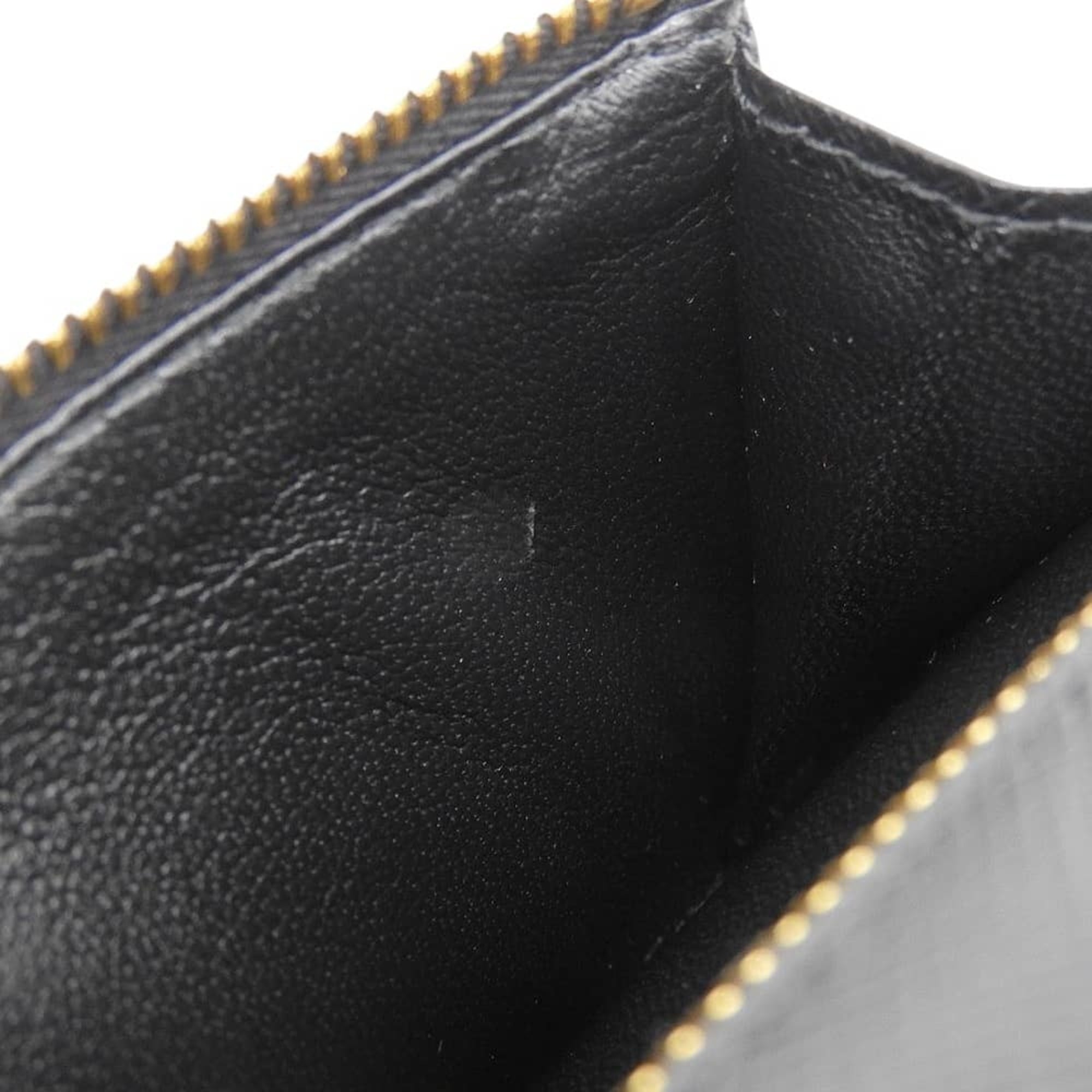 Prada Black Saffiano Triangle Long Wallet (Bi-Fold) (Pre-Owned)