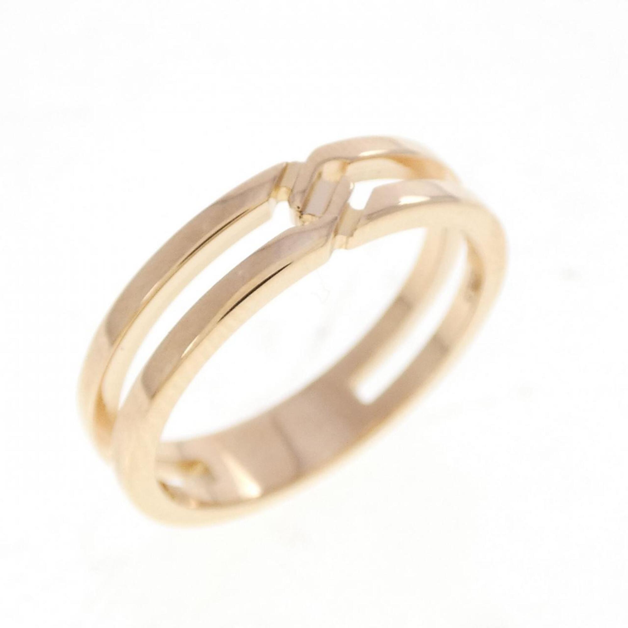Gucci Pink Gold Pink Gold (18K) Band Ring (Pre-Owned)