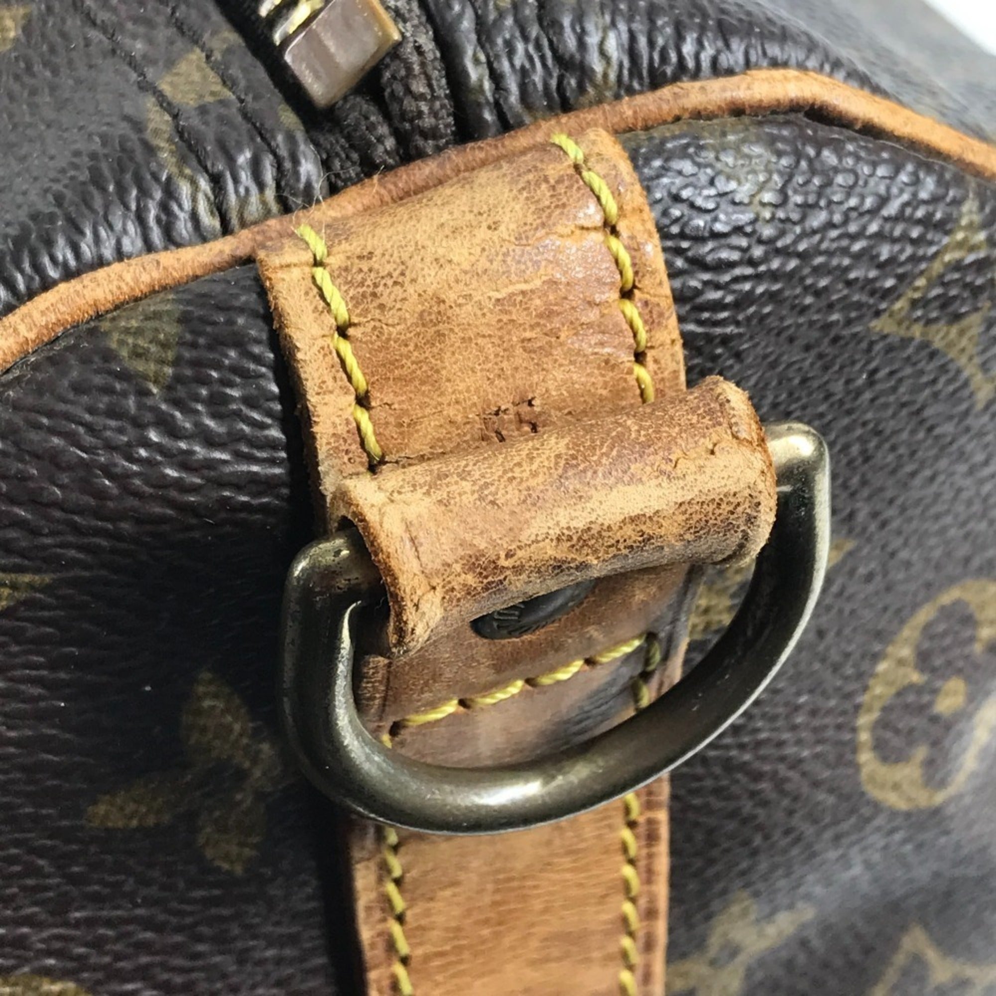 Louis Vuitton Brown Monogram Boston Bag Handbag Shoulder Bag (Pre-Owned)