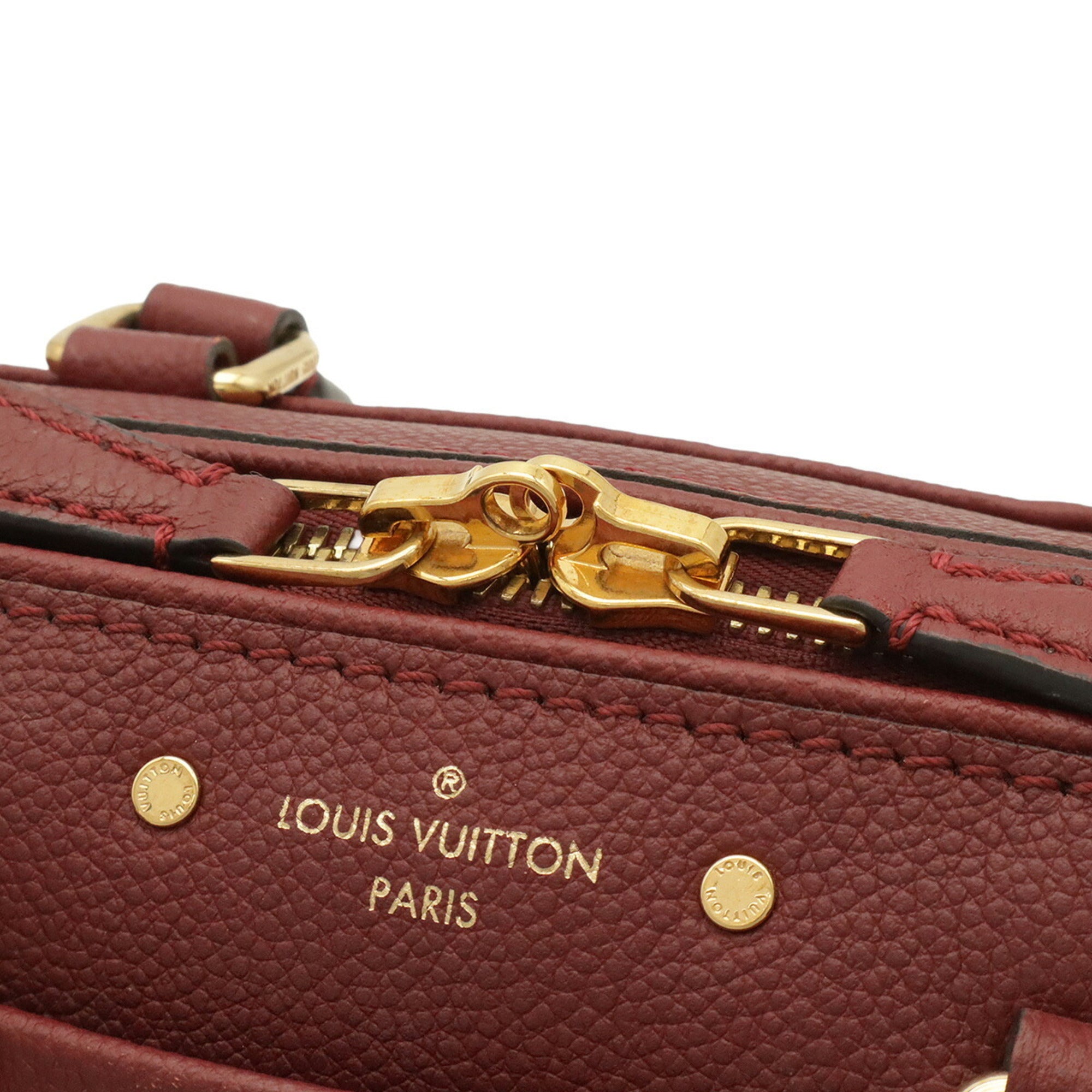 Louis Vuitton Rose Monogram Empreinte Leather Handbag Shoulder Bag (Pre-Owned)