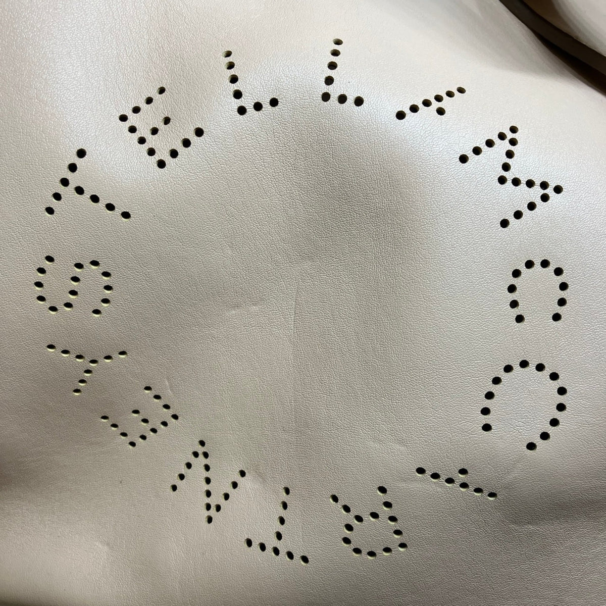 Stella Mccartney Beige Sand Faux Leather Pouch Tote Bag (Pre-Owned)