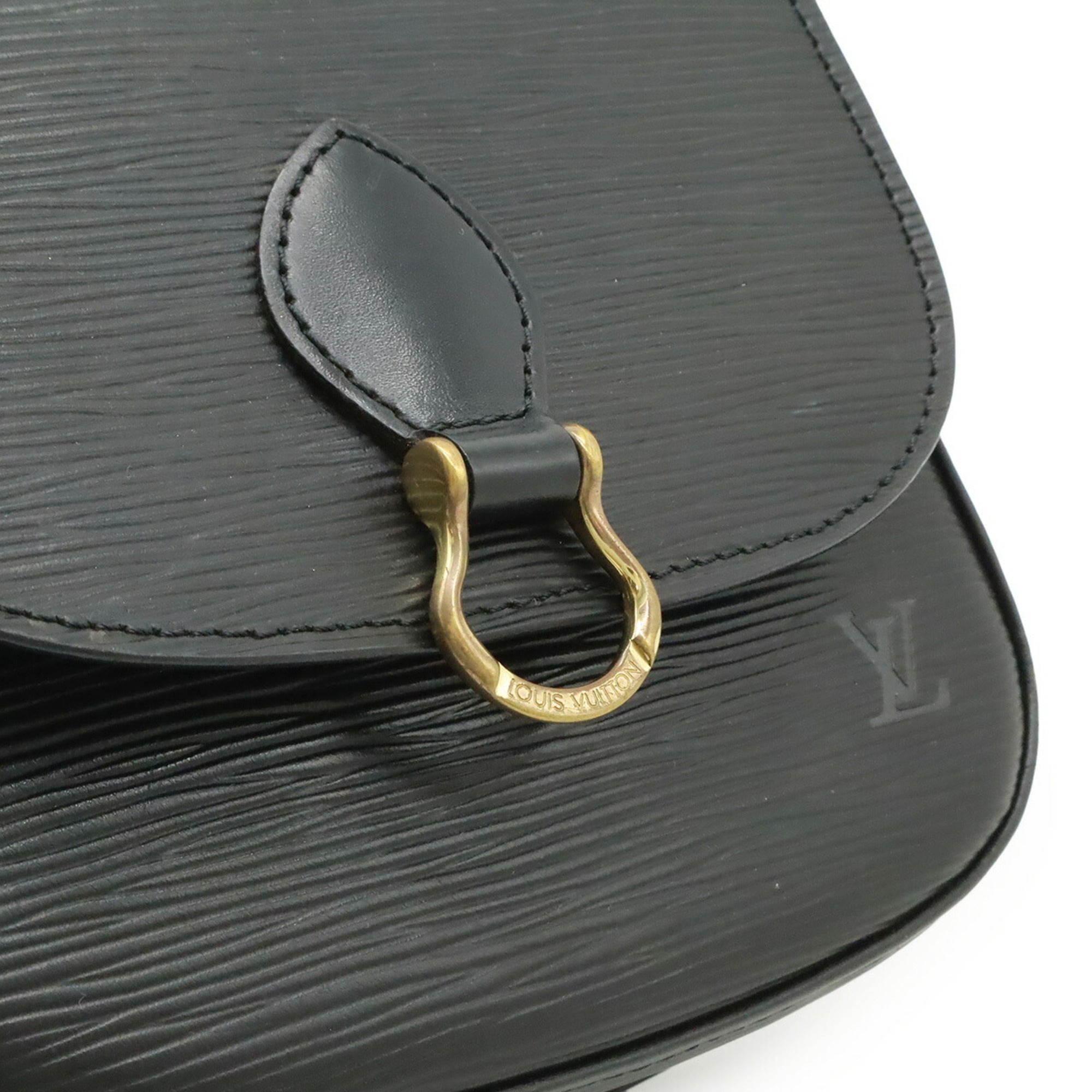 Louis Vuitton Noir Epi Leather Pochette Shoulder Bag (Pre-Owned)