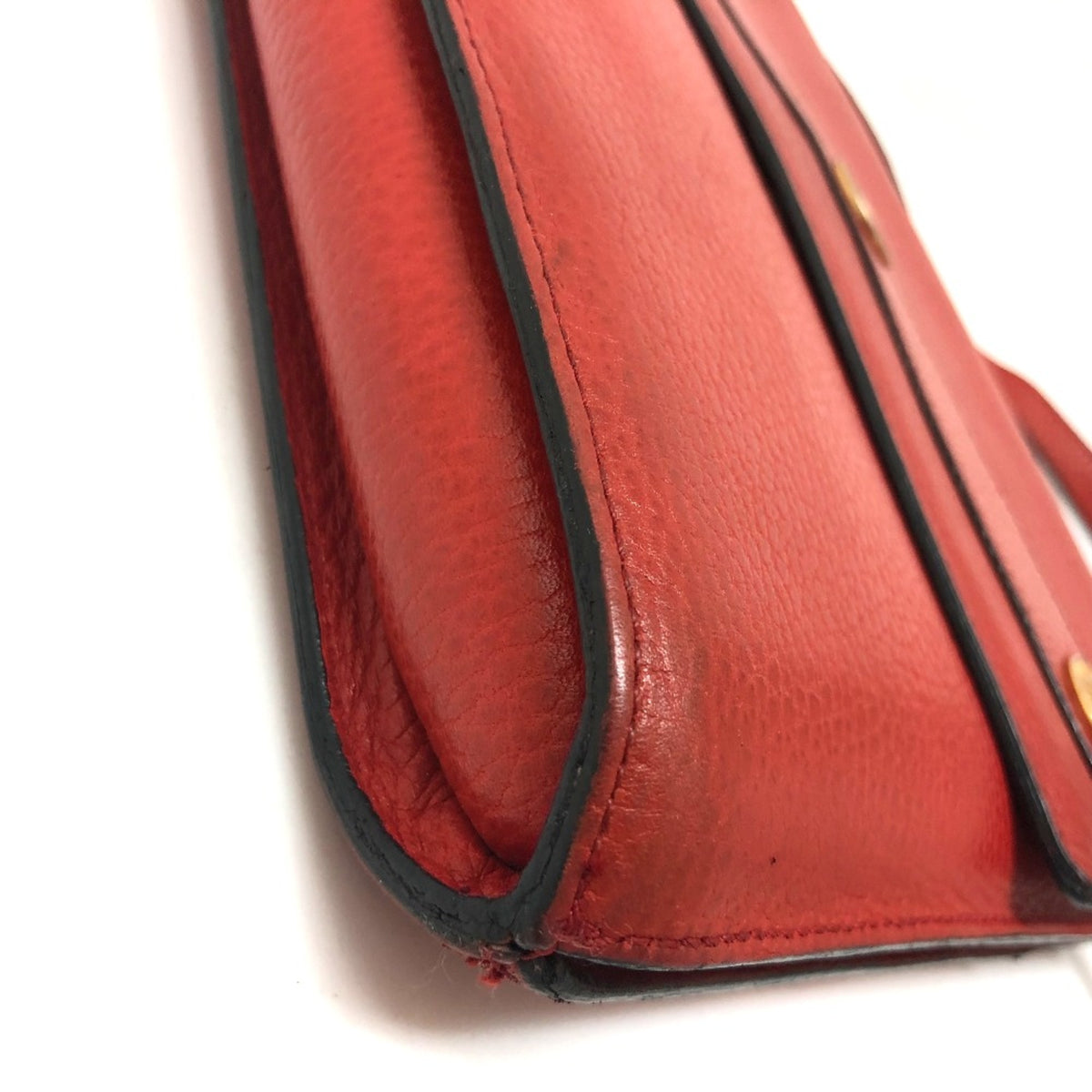Celine Red Leather Shoulder Bag (Pre-Owned)