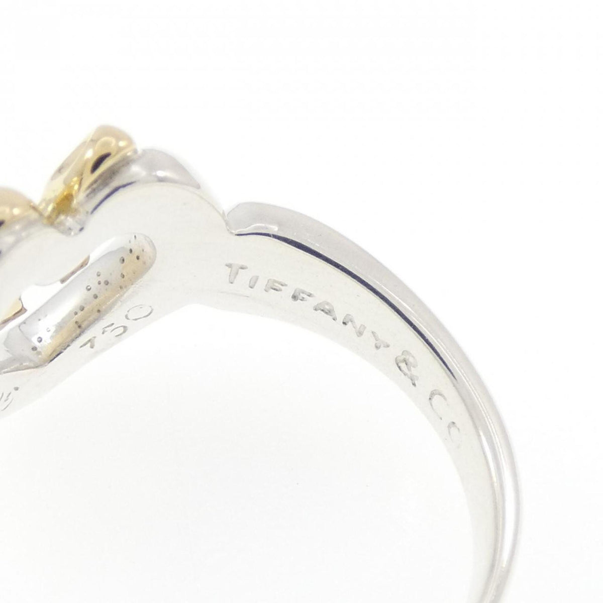 Tiffany Yellow Gold (18K) Silver 925 Band Ring (Pre-Owned)