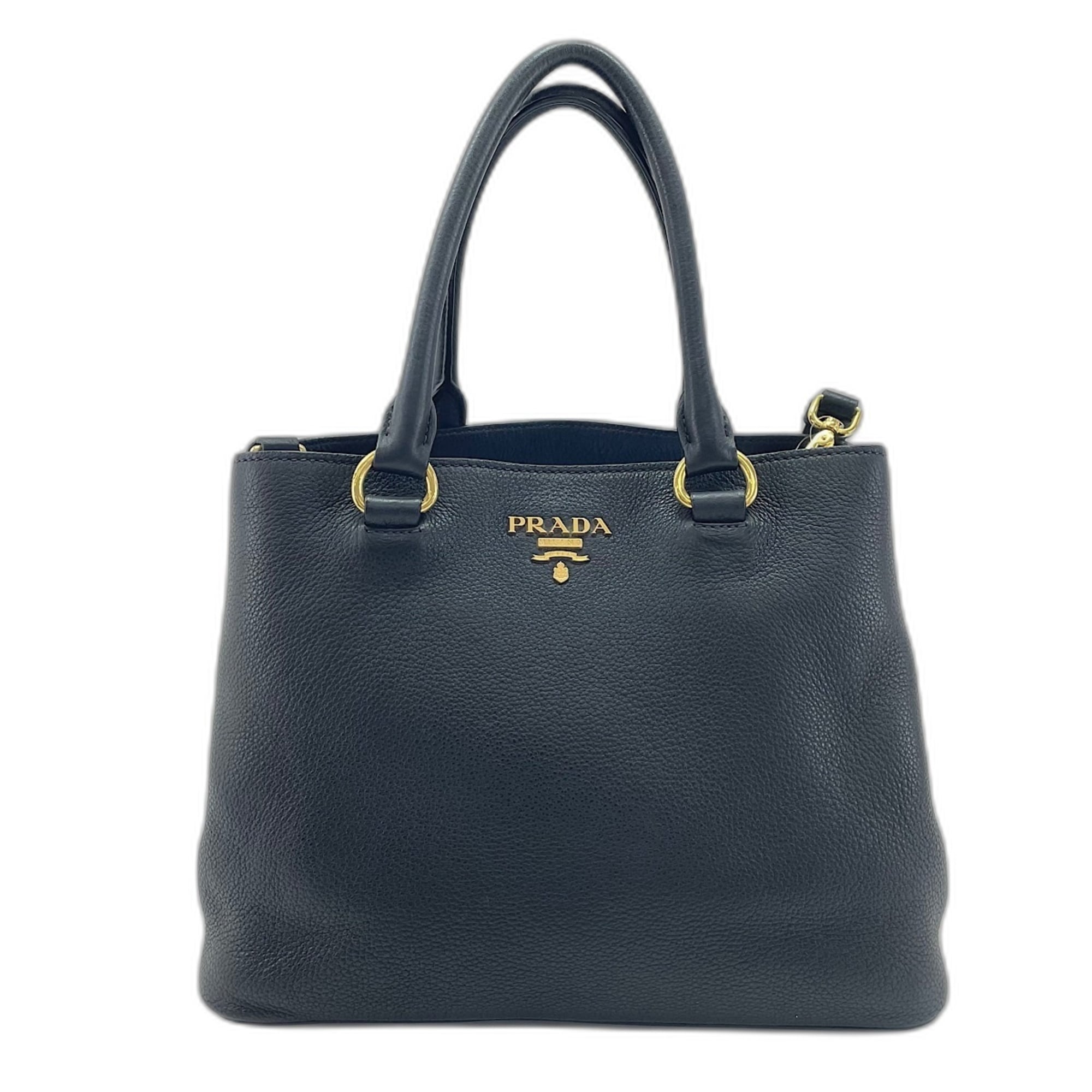 Prada Black Handbag Shoulder Bag (Pre-Owned)