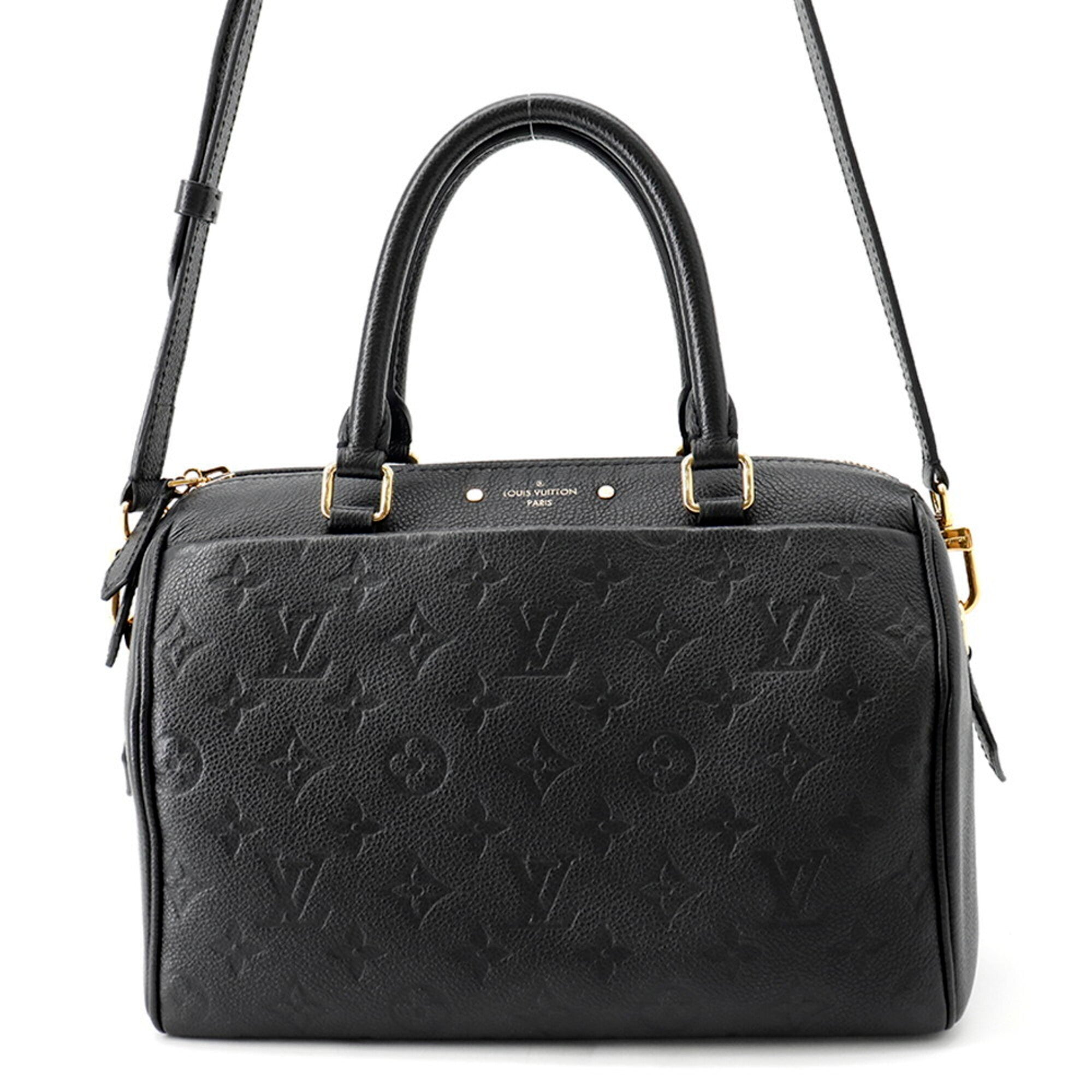 Louis Vuitton Noir Monogram Empreinte Handbag (Pre-Owned)
