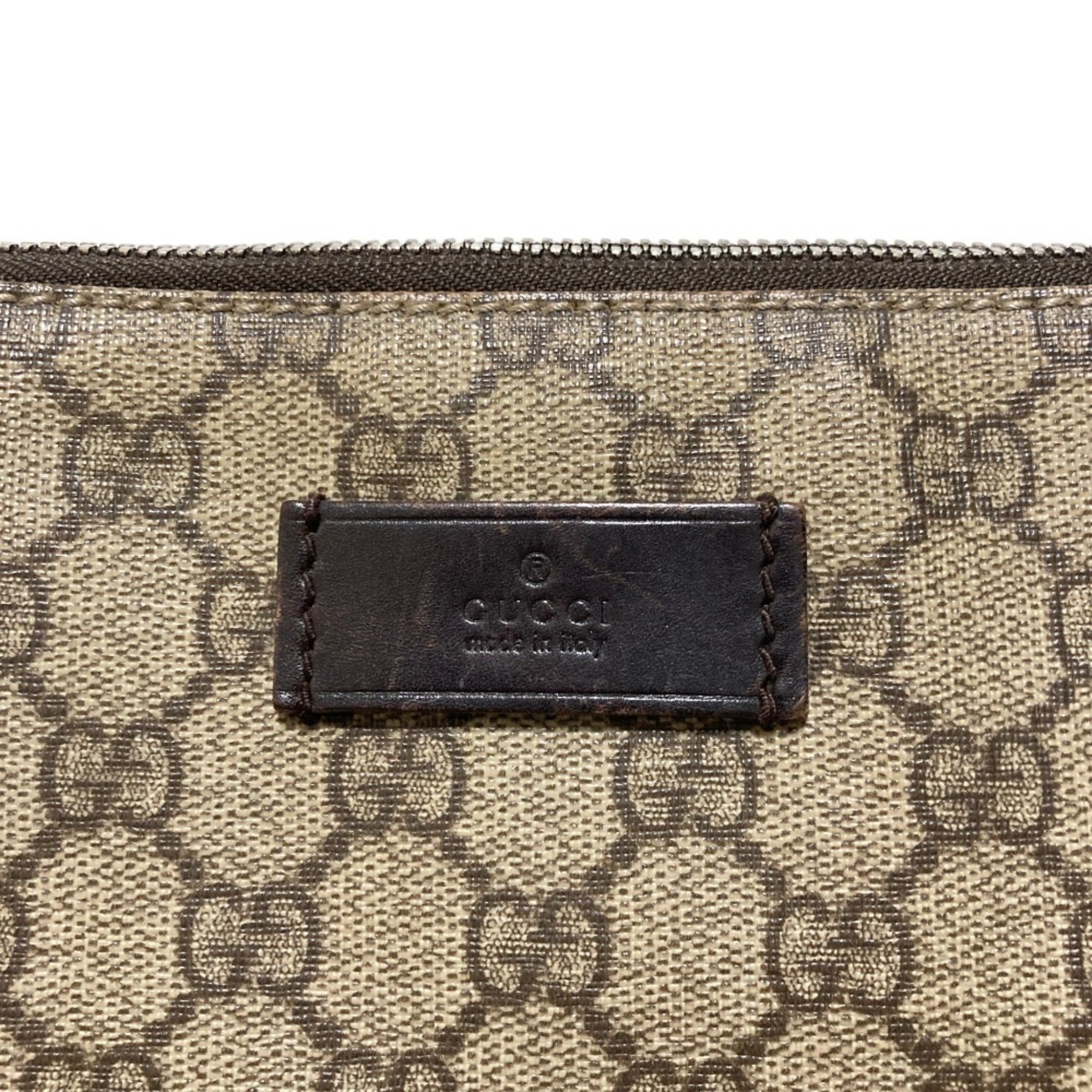 Gucci Brown Gg Supreme Shoulder Bag (Pre-Owned)