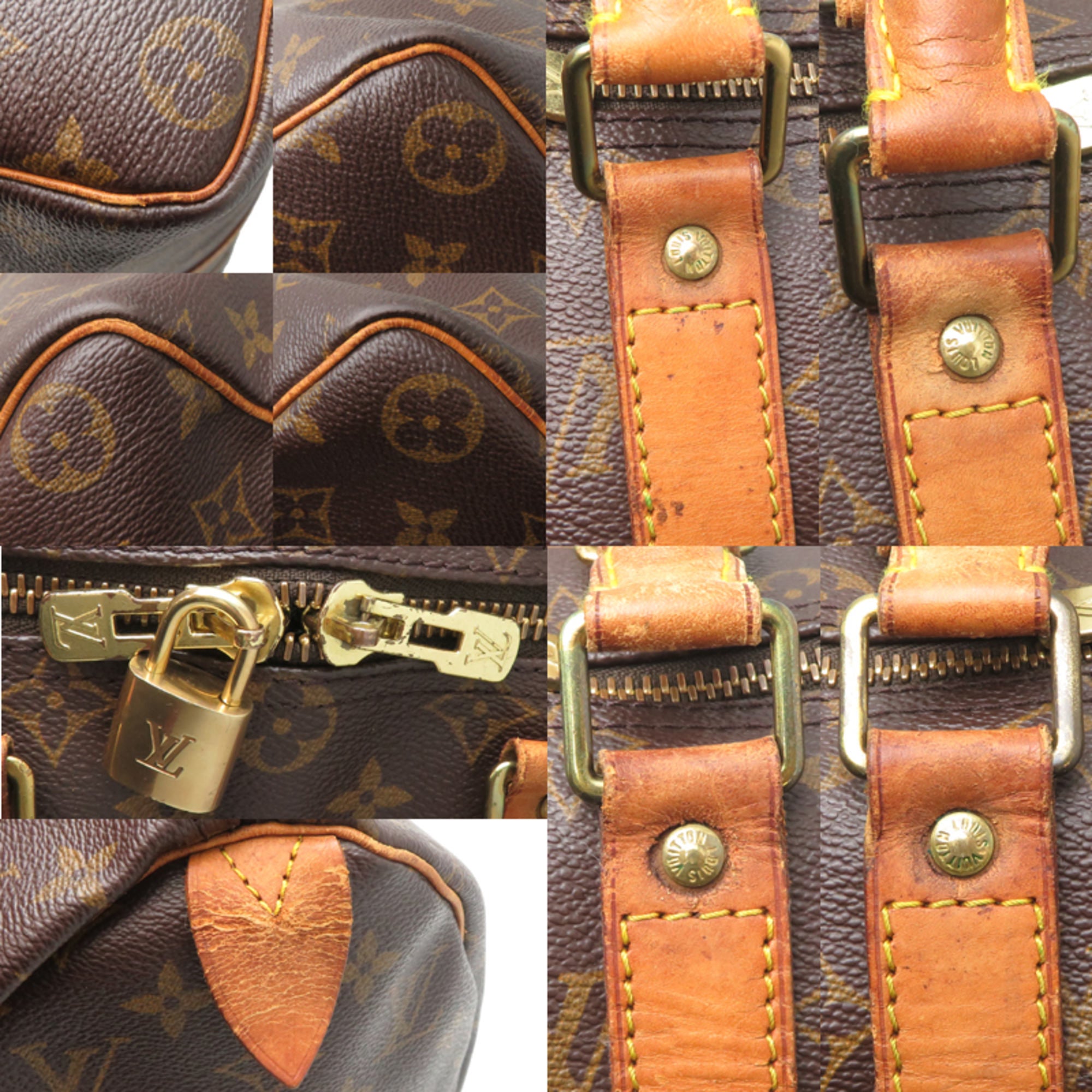 Louis Vuitton Brown Monogram Boston Bag (Pre-Owned)