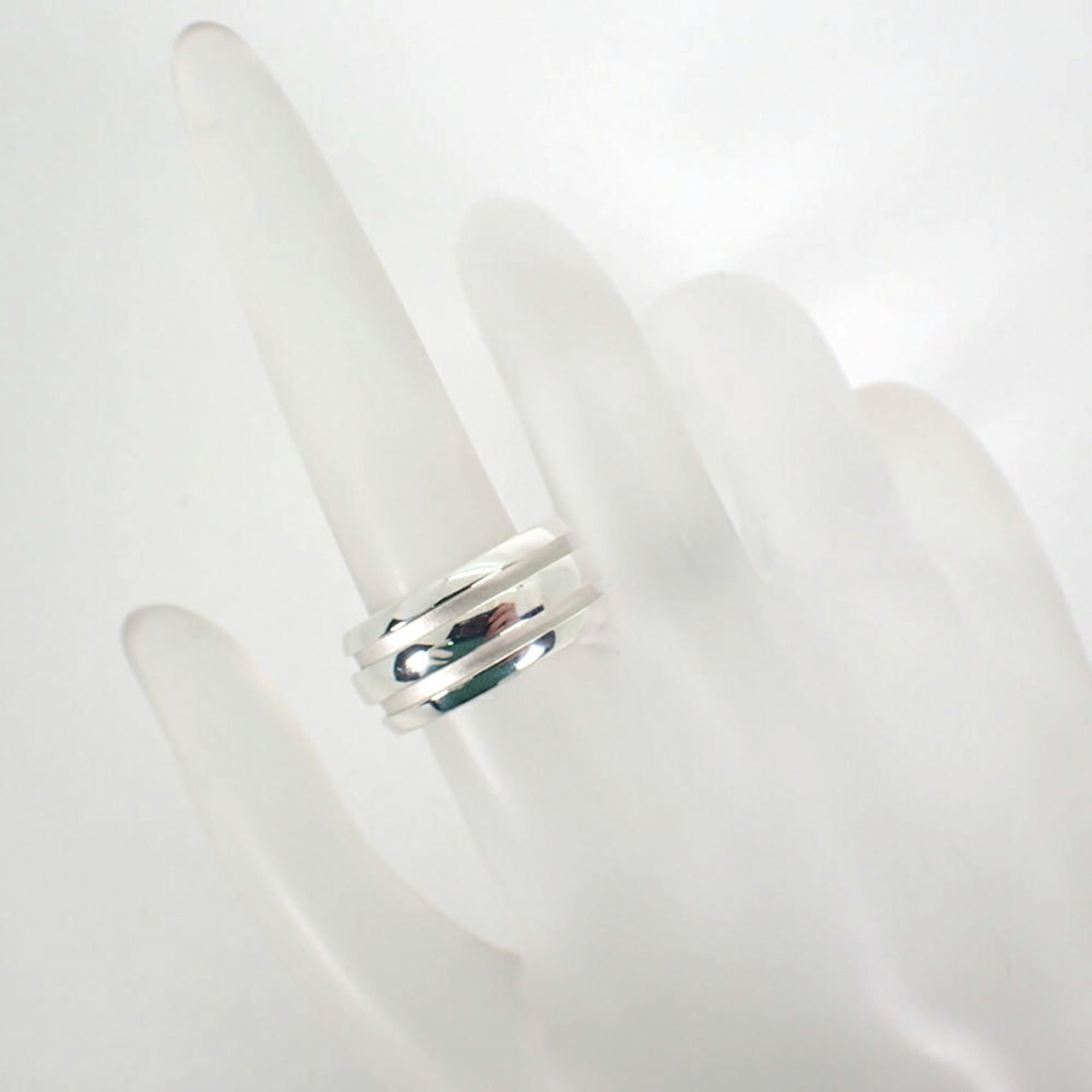 Tiffany Sterling Silver 925 Band Ring (Pre-Owned)