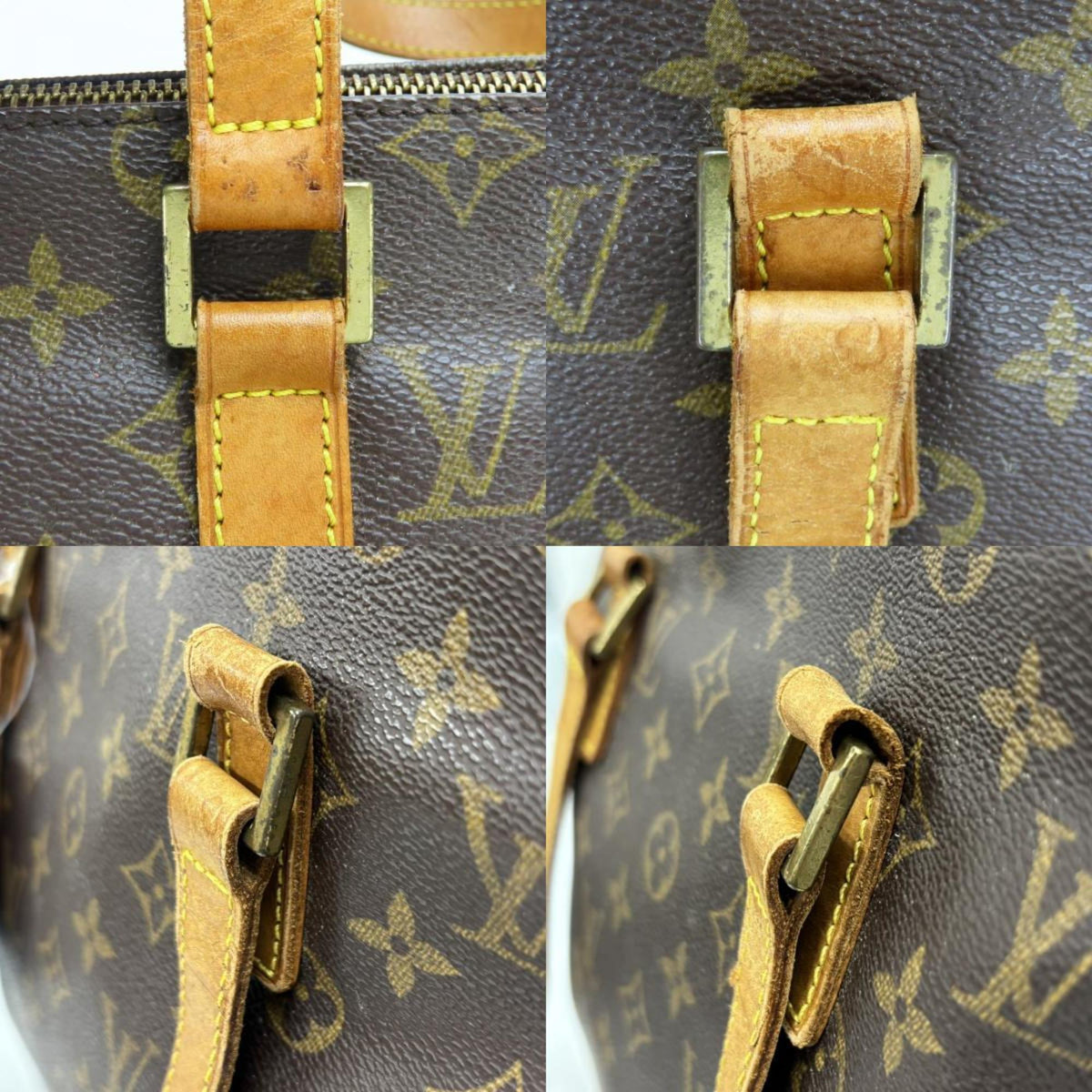Louis Vuitton Brown Monogram Leather Tote Bag (Pre-Owned)