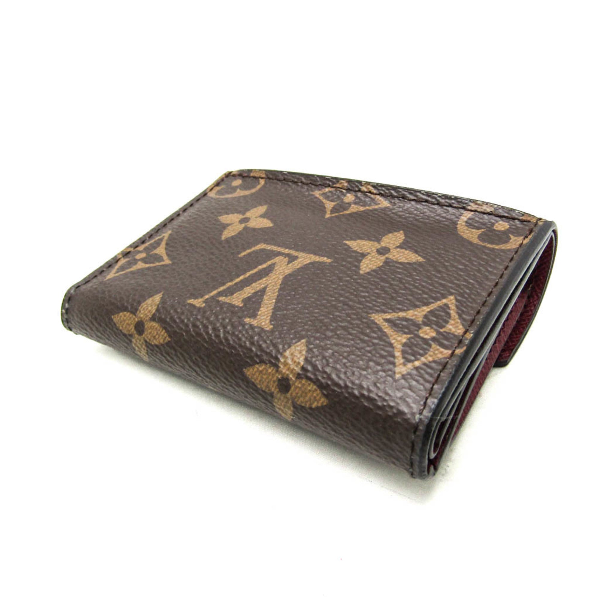 Louis Vuitton Monogram Fuchsia Monogram Monogram Wallet (Tri-Fold) (Pre-Owned)
