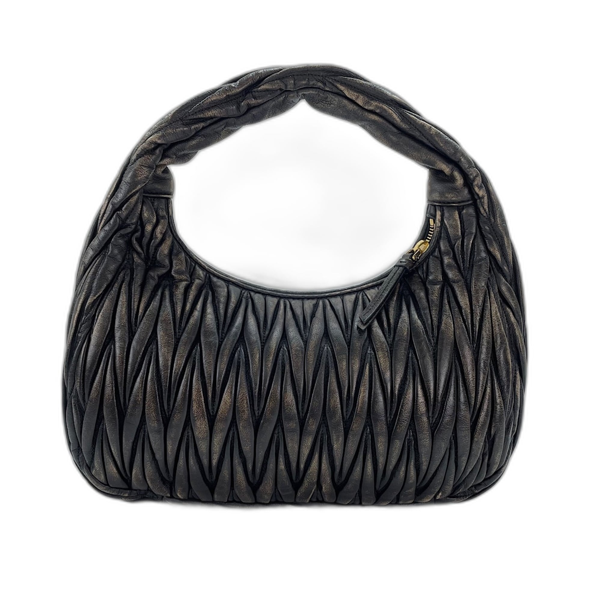 Miu Miu Brown Leather Handbag (Pre-Owned)
