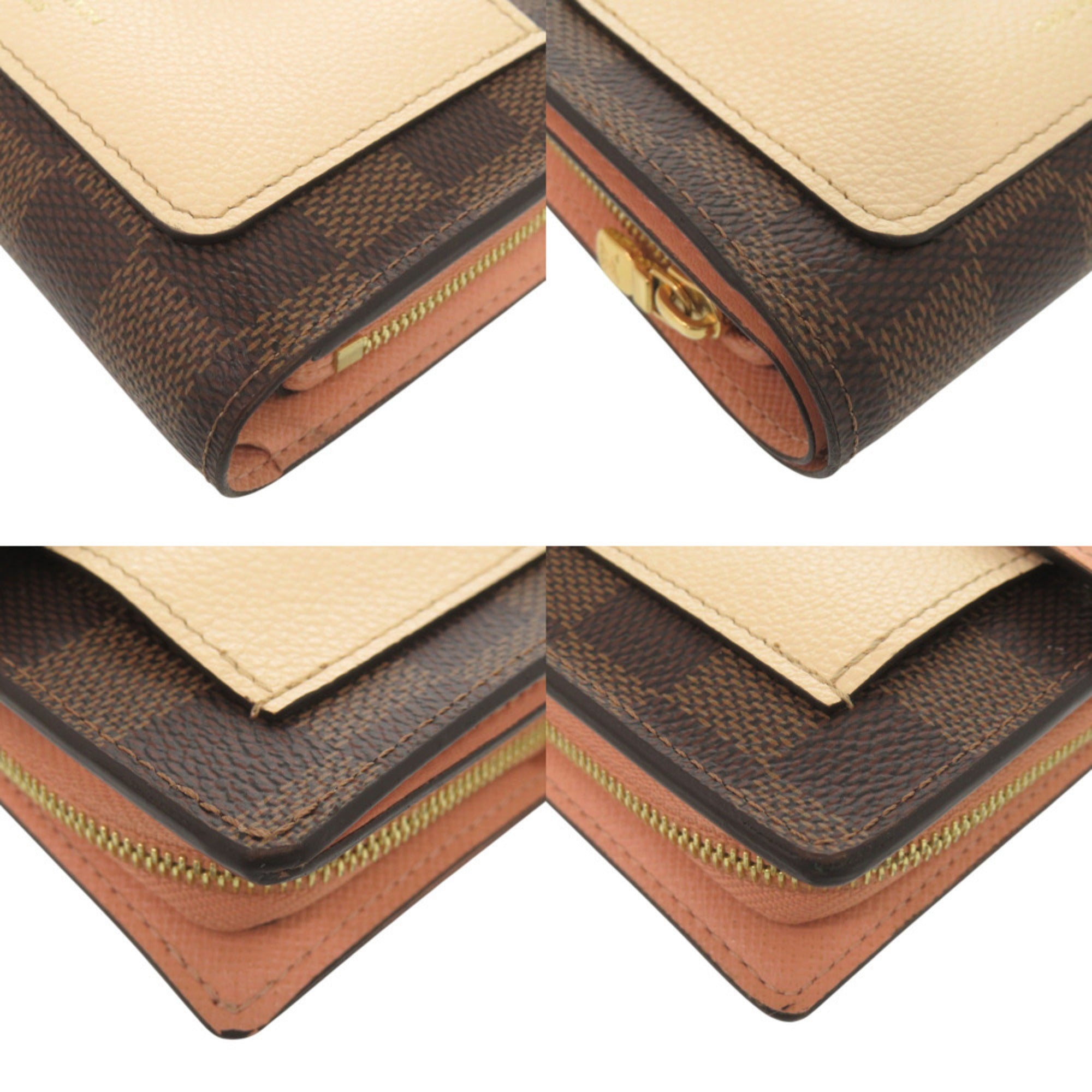 Louis Vuitton Brown Damier Canvas Damier Canvas Wallet (Bi-Fold) (Pre-Owned)