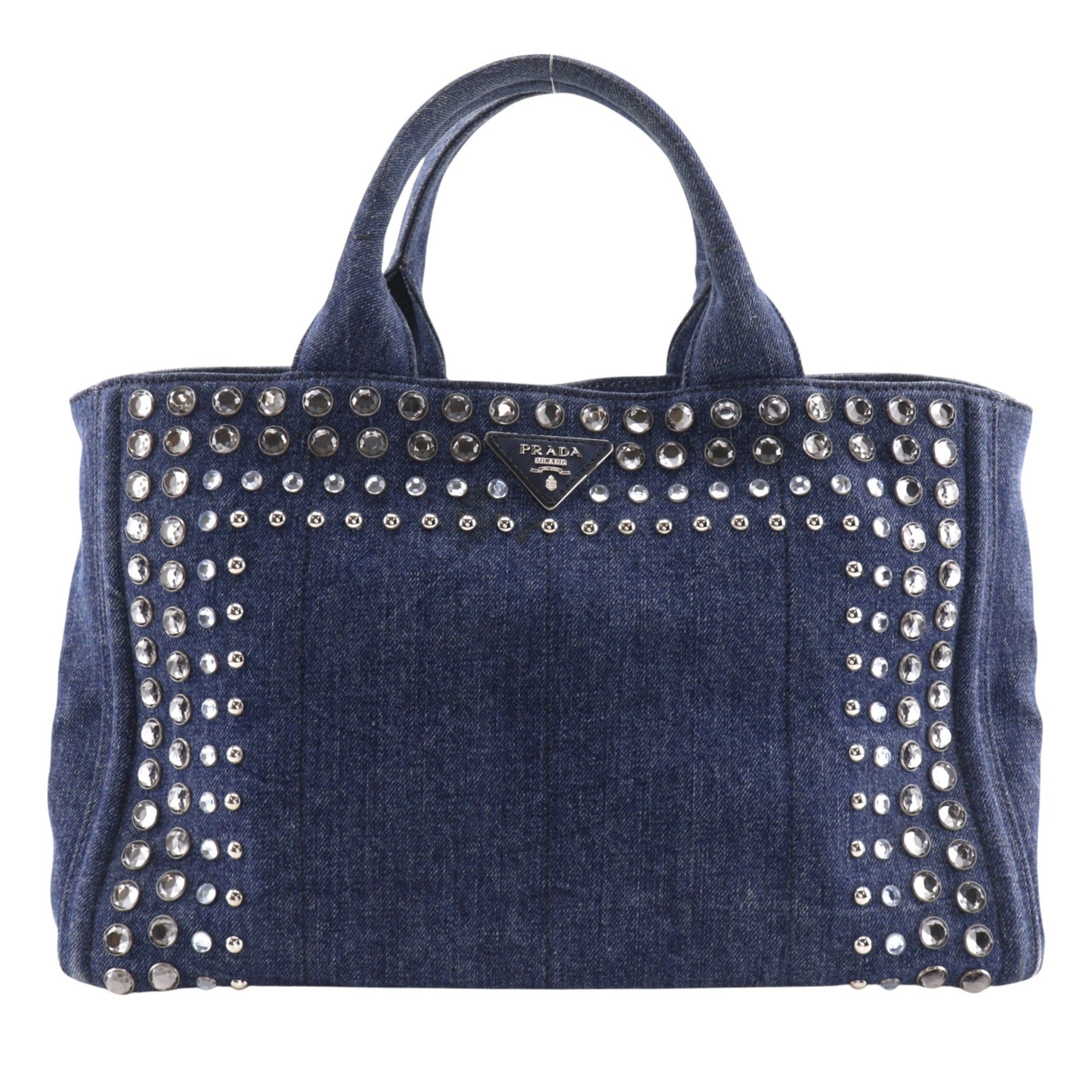 Prada Blue Denim Handbag (Pre-Owned)