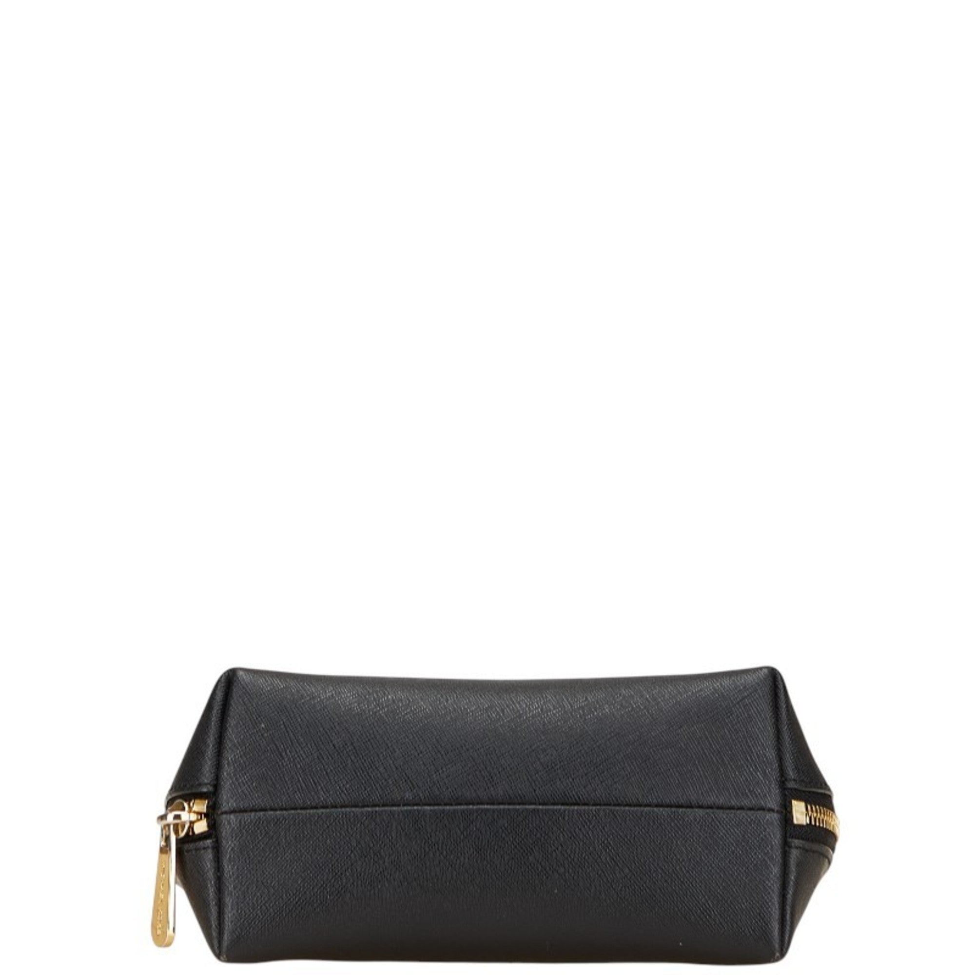 Michael Kors Black Leather Pouch (Pre-Owned)