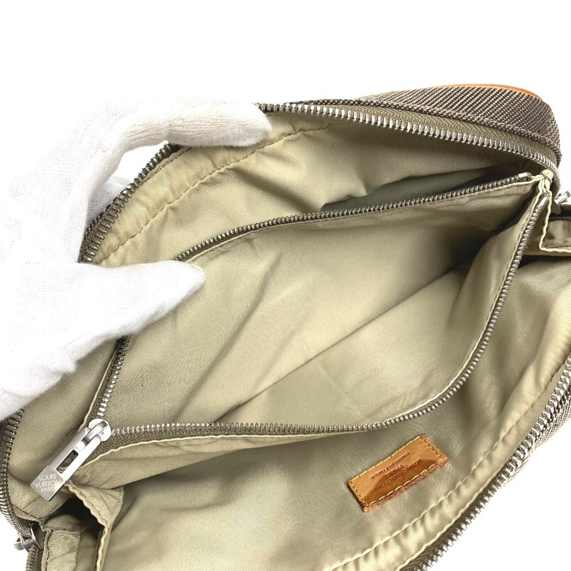 Louis Vuitton Damier Geant Earth Khaki Damier Geant Fanny Pack Sling Bag (Pre-Owned)