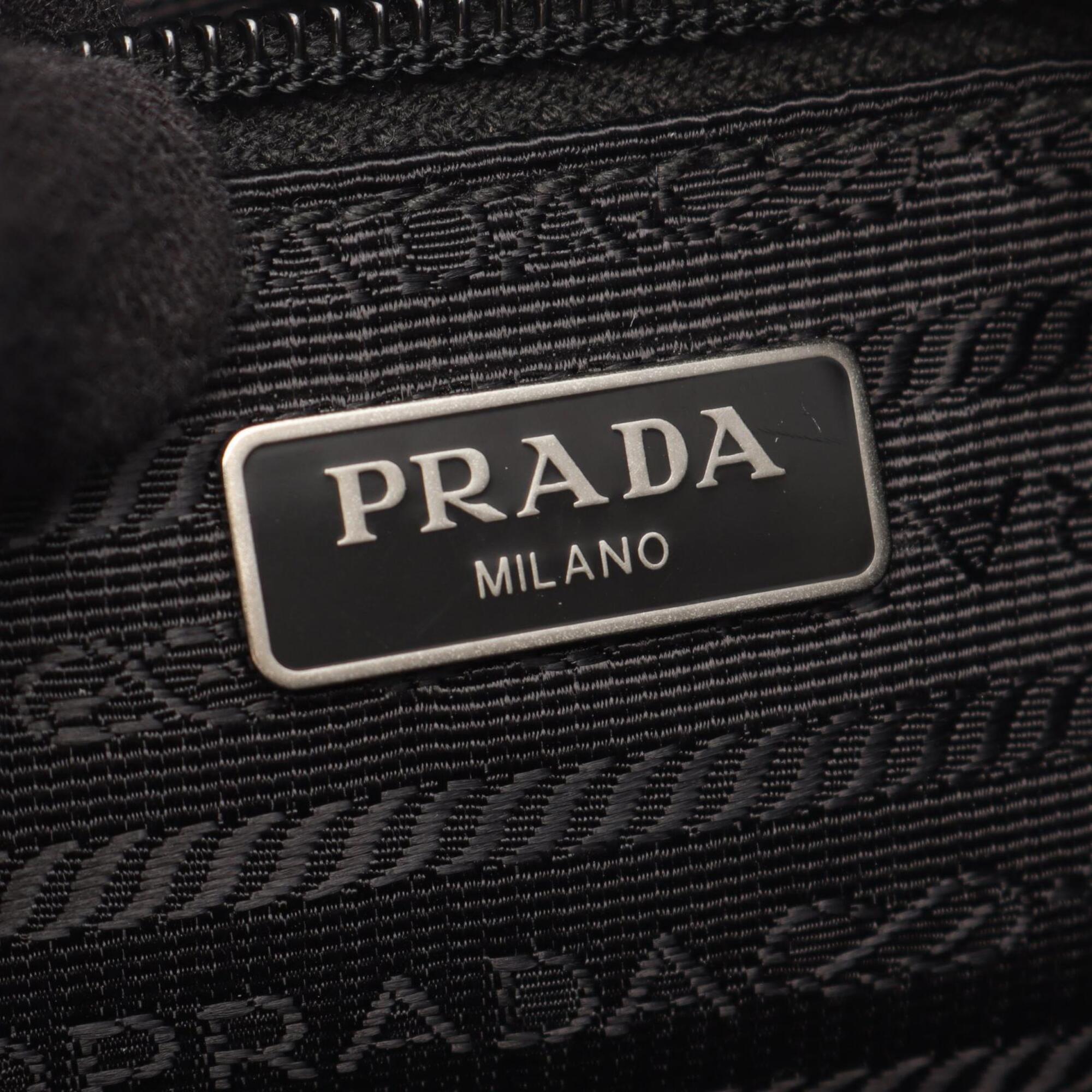 Prada Black Nylon Handbag (Pre-Owned)