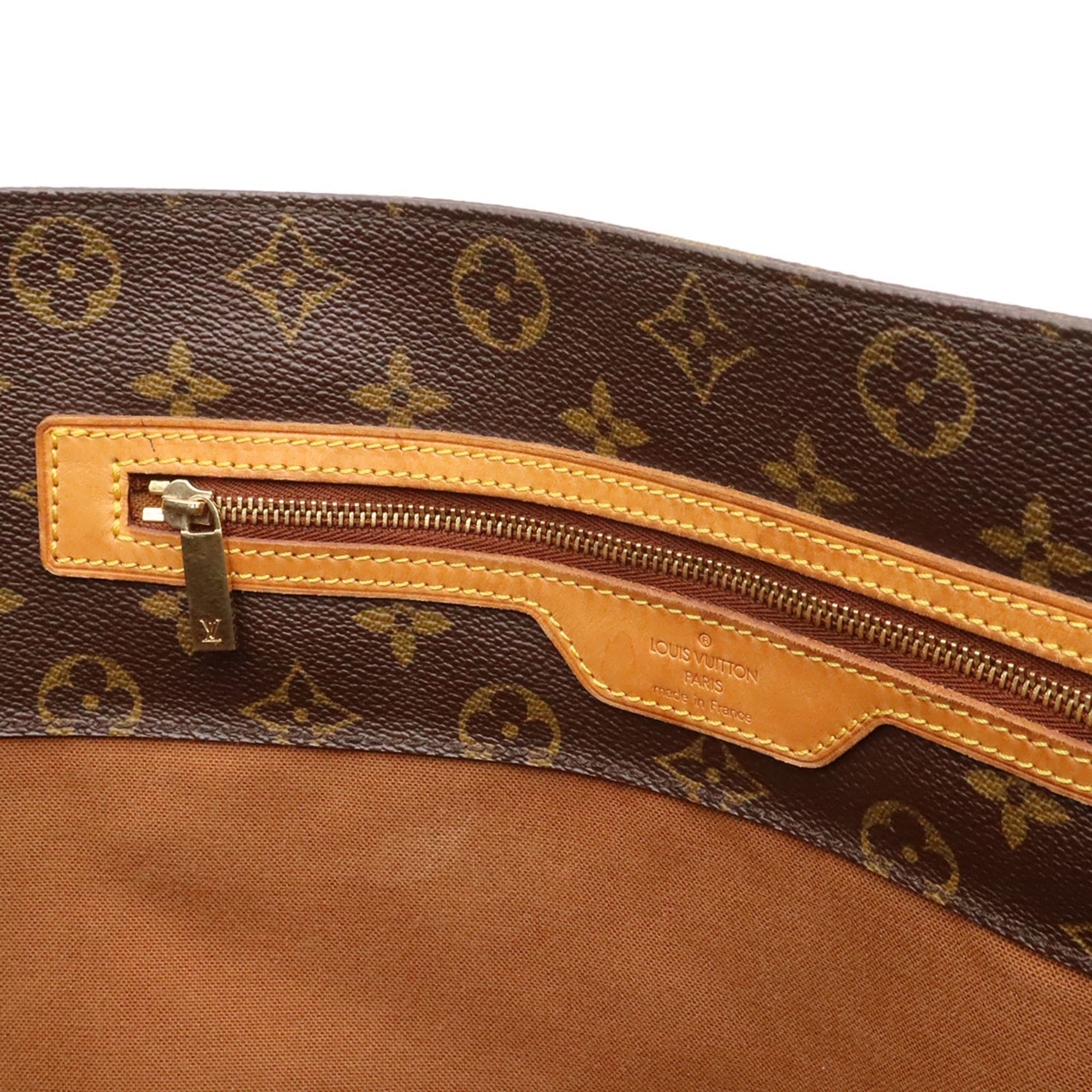 Louis Vuitton Brown Monogram Shoulder Bag Tote Bag (Pre-Owned)