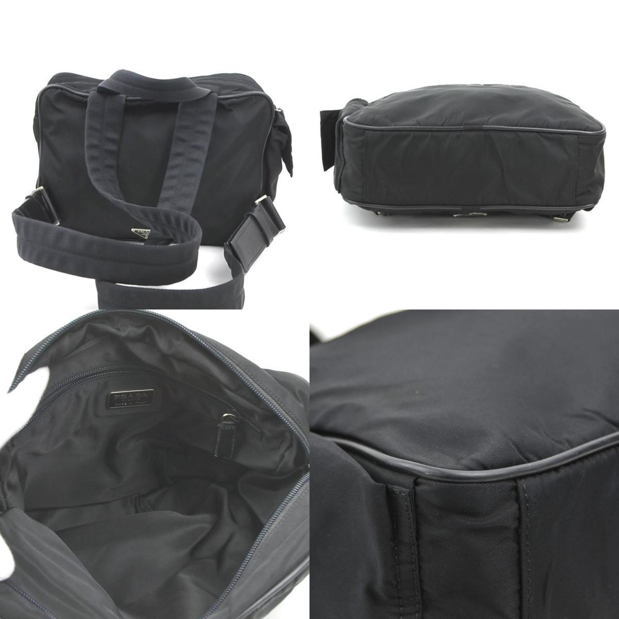 Prada Black Nylon Handbag (Pre-Owned)