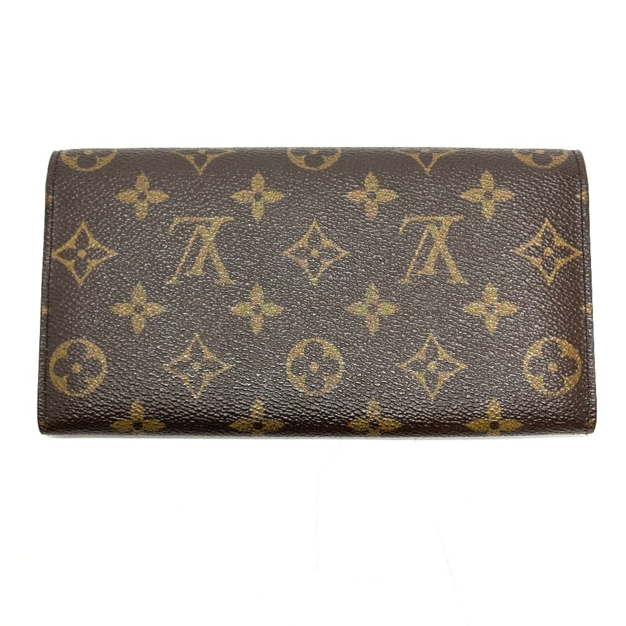 Louis Vuitton Brown Galle Monogram Monogram Long Wallet (Bi-Fold) (Pre-Owned)